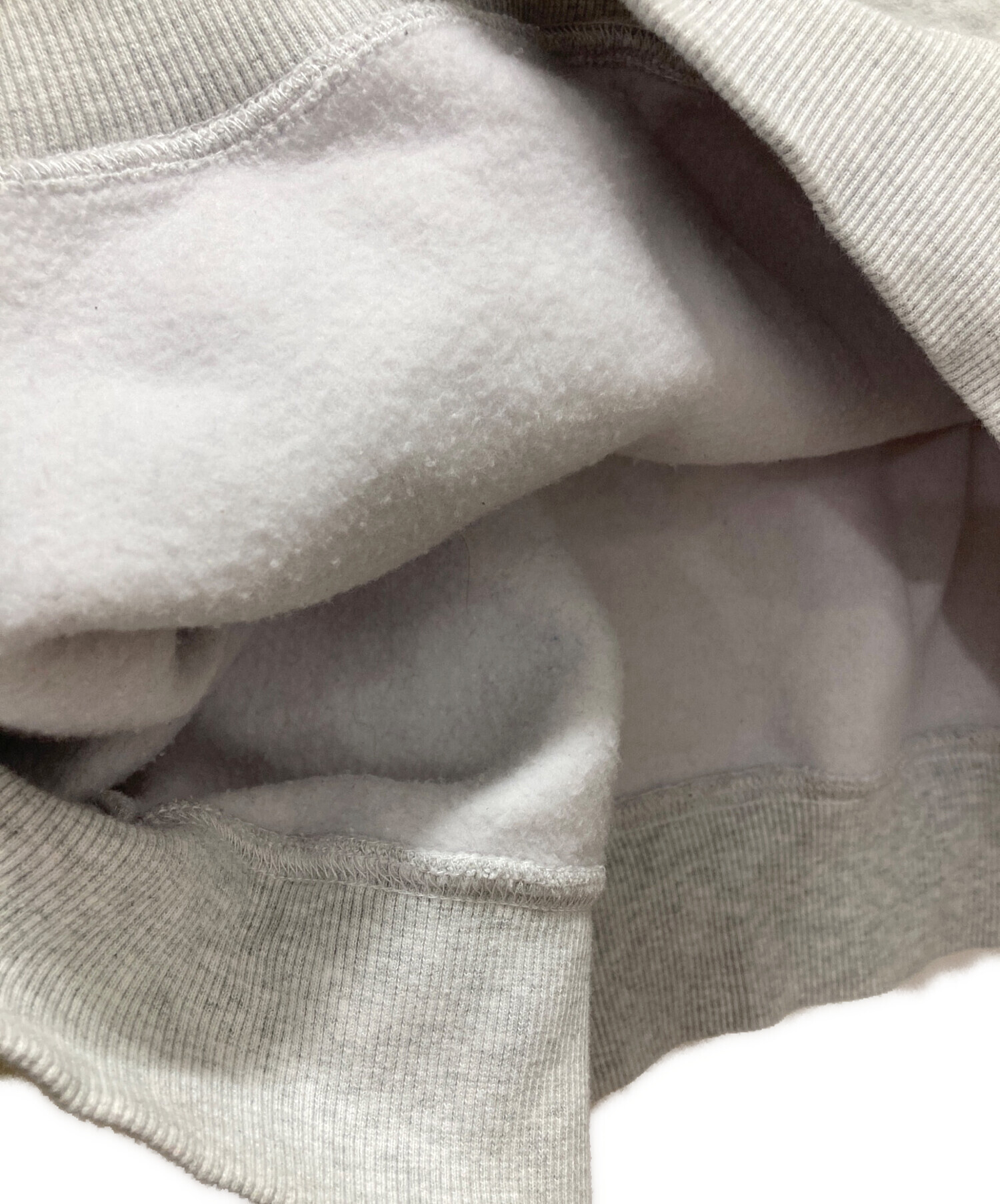 中古・古着通販】HUF (ハフ) ハーフジップスウェット グレー サイズ:L