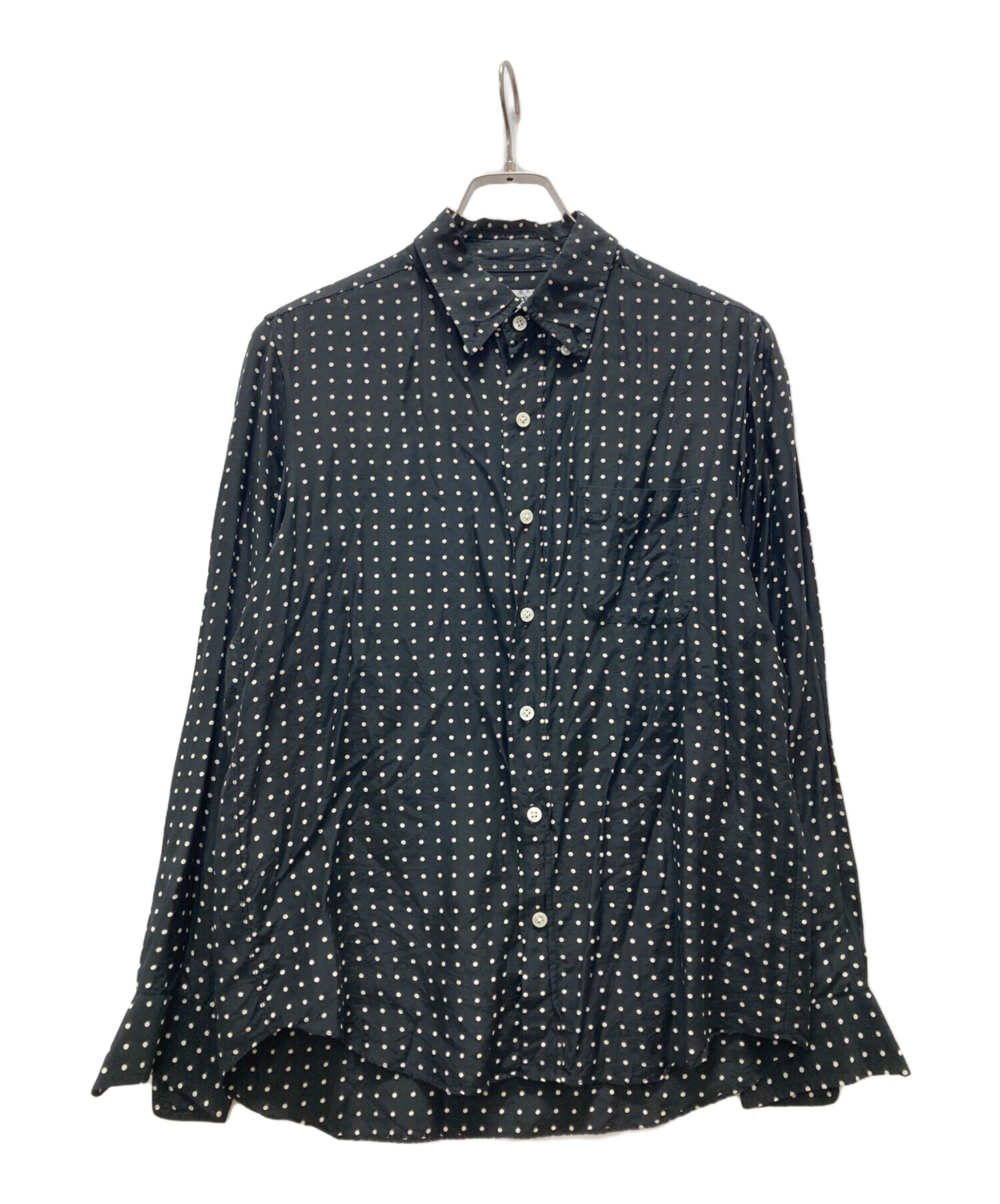 【新品】WACKOMARIA ドット柄シャツ 中古・古着通販】WACKO MARIA (ワコマリア) ドット柄シャツ ブラック