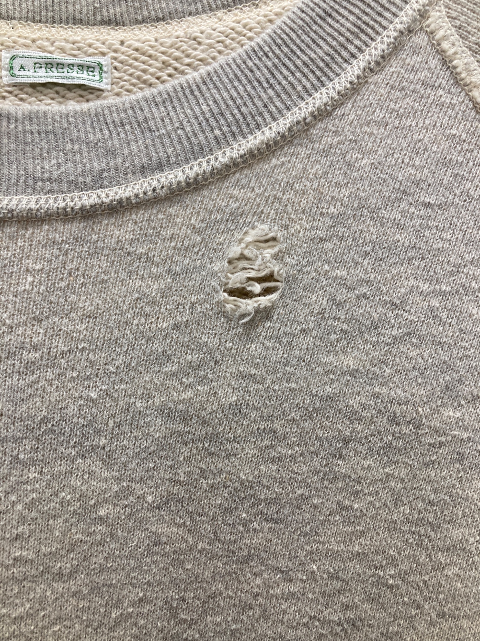中古・古着通販】A.PRESSE (アプレッセ) Vintage Washed Sweat Shirt