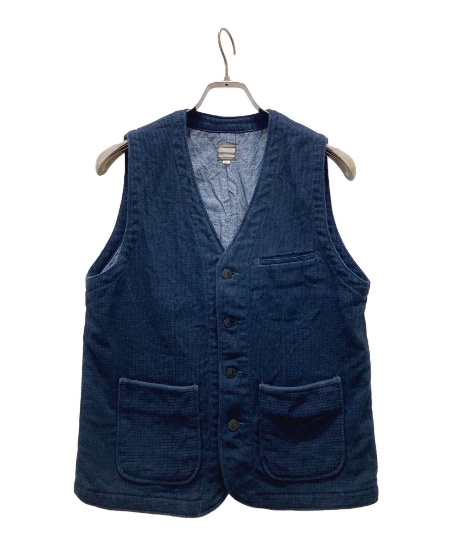 中古・古着通販】MOMOTARO JEANS (桃太郎ジーンズ) 刺し子デニムベスト 