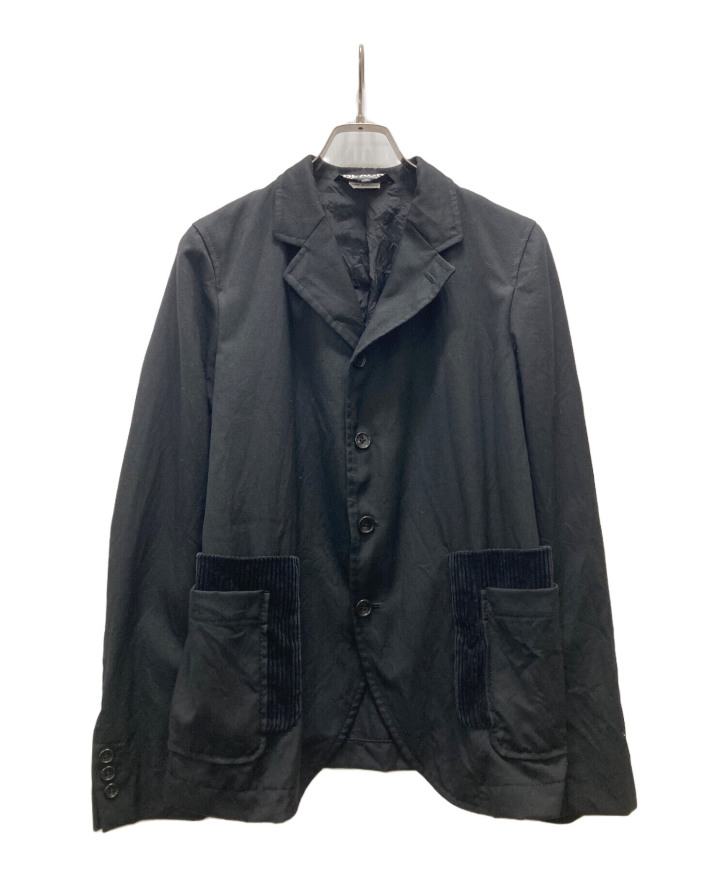 ブラックコムデギャルソン　テーラードジャケット 中古・古着通販】BLACK COMME des GARCONS (ブラックコムデギャルソン