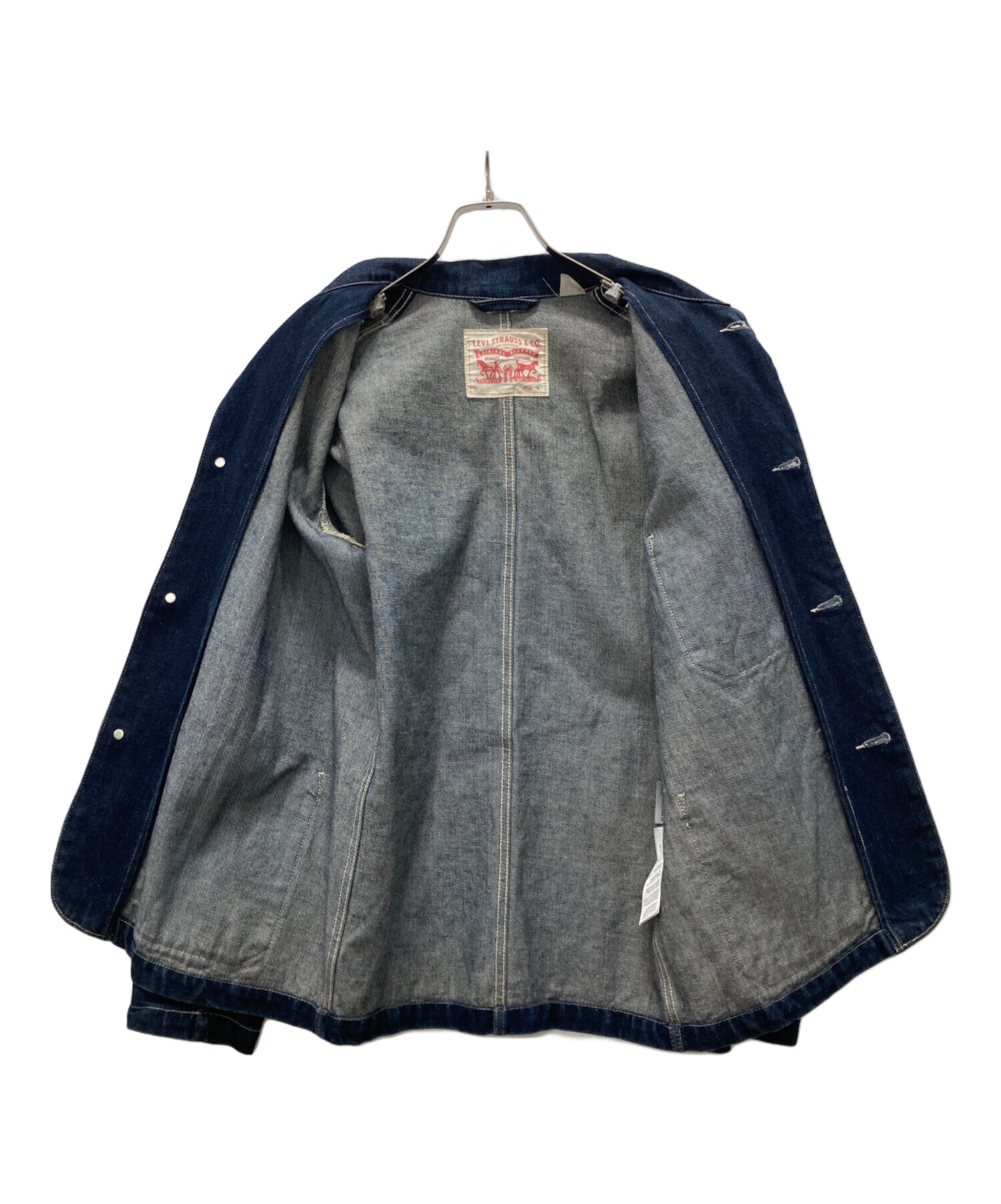 中古・古着通販】LEVI'S (リーバイス) カバーオール ネイビー サイズ:S