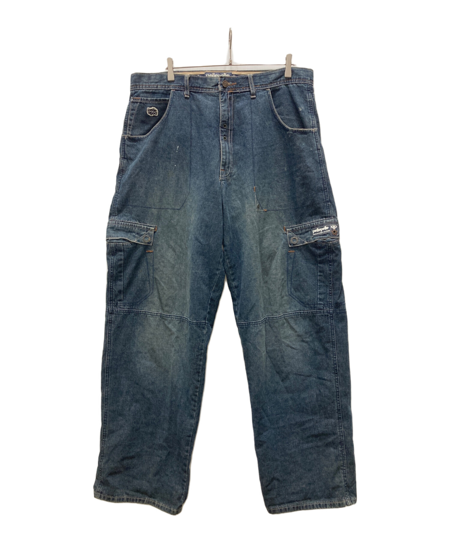 中古・古着通販】pellepelle (ペレペレ) ワイドデニムパンツ 