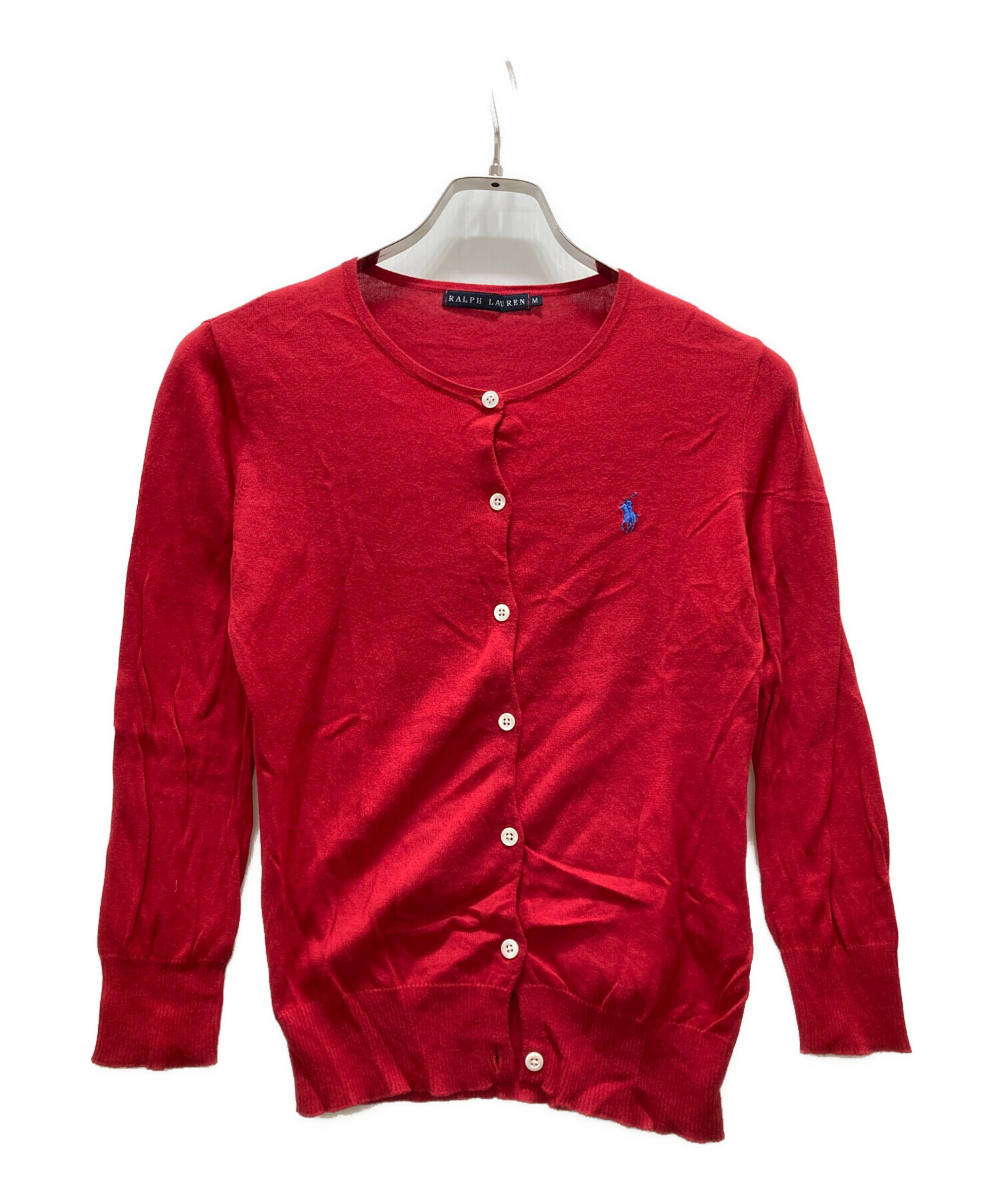 中古・古着通販】RALPH LAUREN (ラルフローレン) 丸首カーディガン 