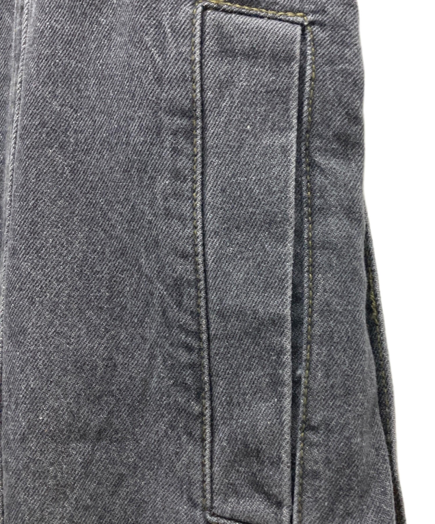 中古・古着通販】As know as (アズノゥアズ) デニムでロングOP
