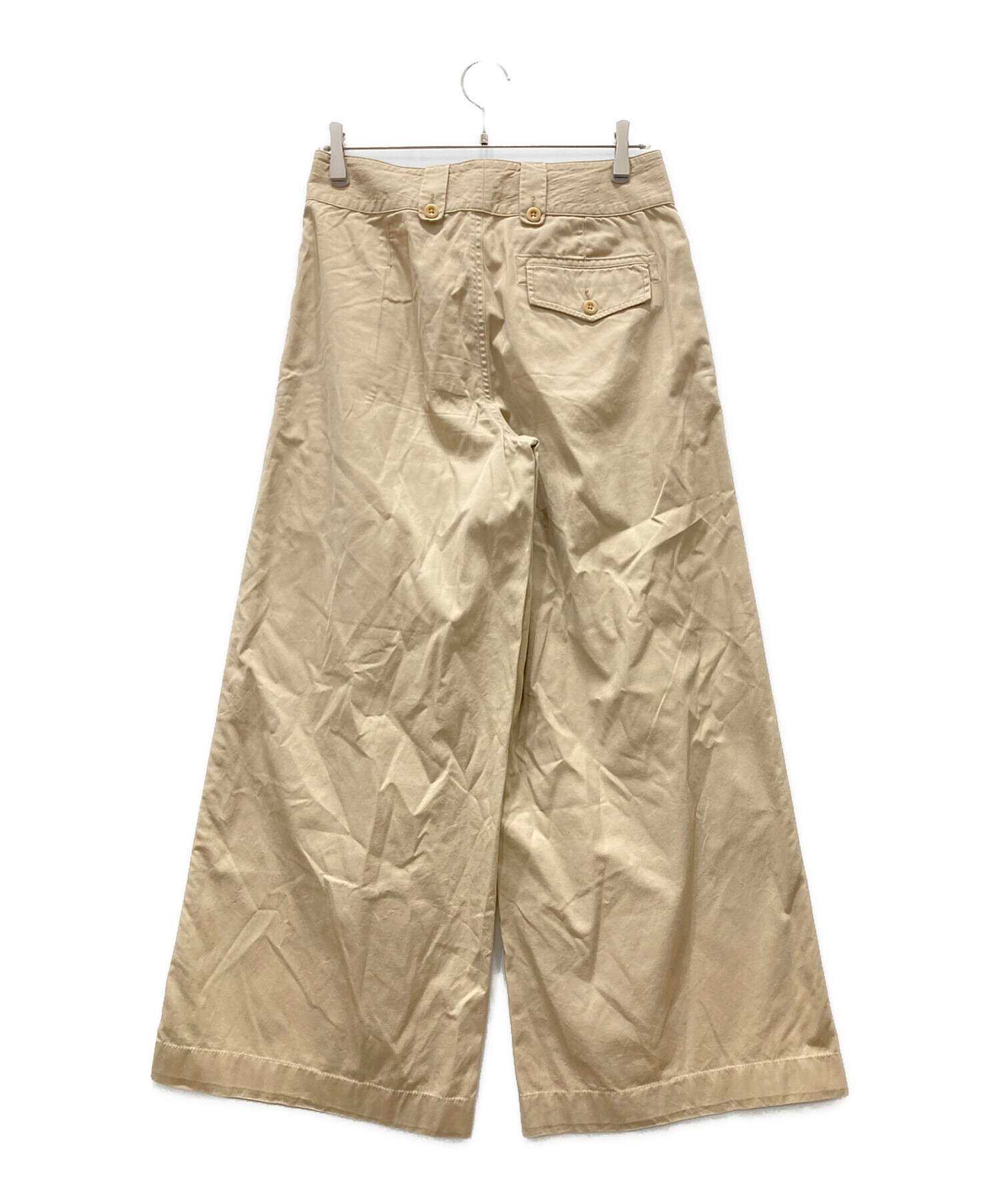 中古・古着通販】RALPH LAUREN (ラルフローレン) ワイドチノ ブラウン 