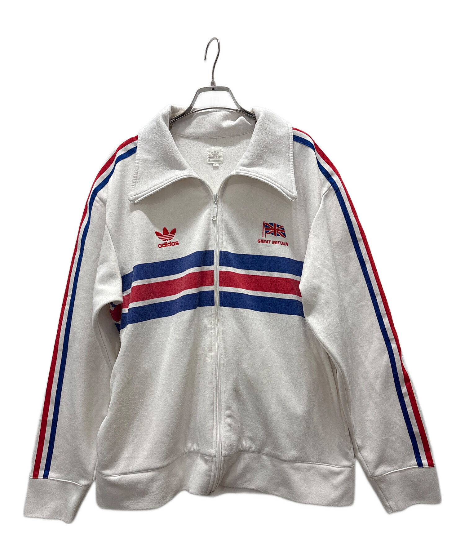 00s  トラックジャケットホワイト 中古・古着通販】adidas (アディダス) 00s トラックジャケット/GREAT