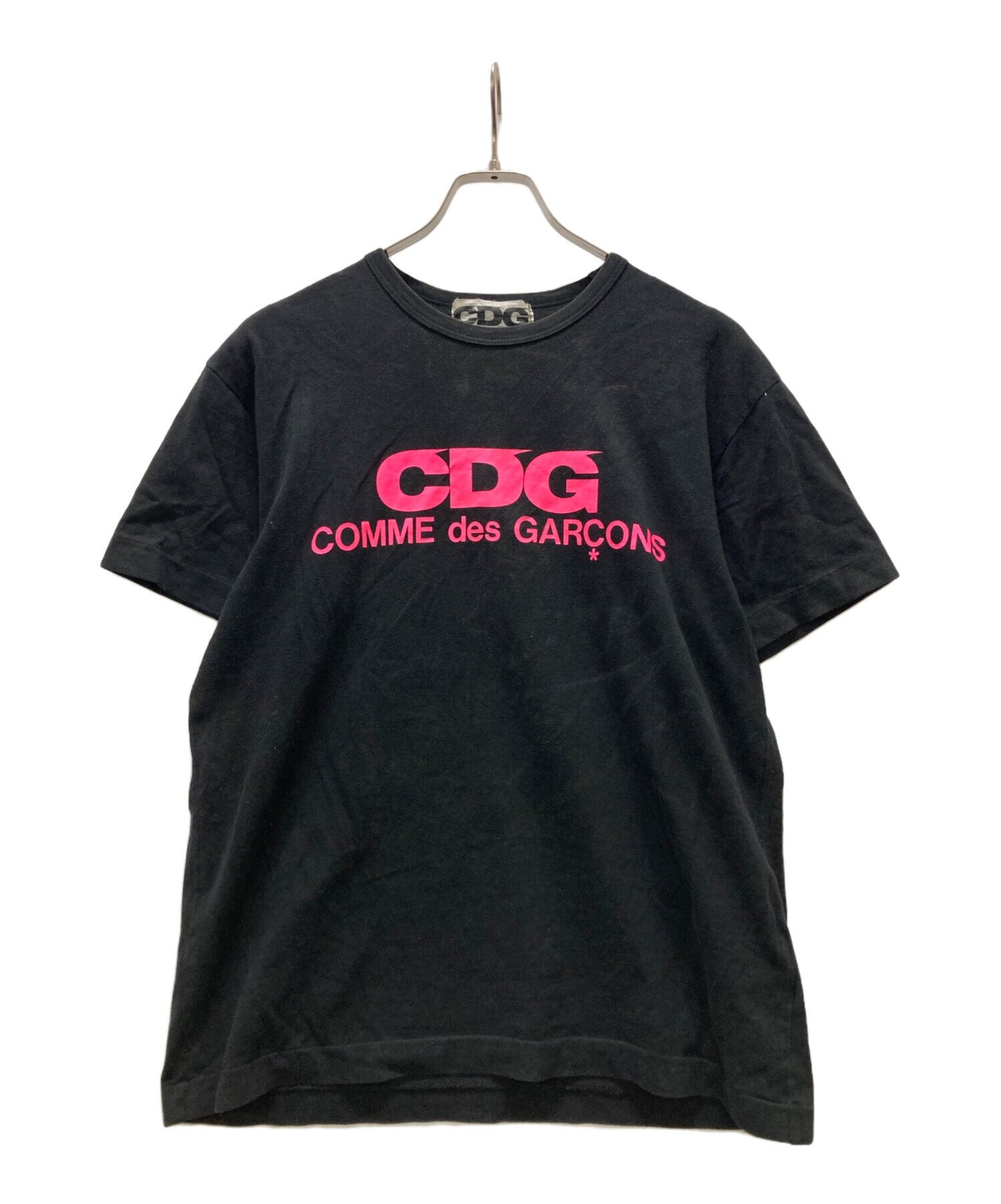 中古・古着通販】CDG (シーディージー) Tシャツ ブラック サイズ:L