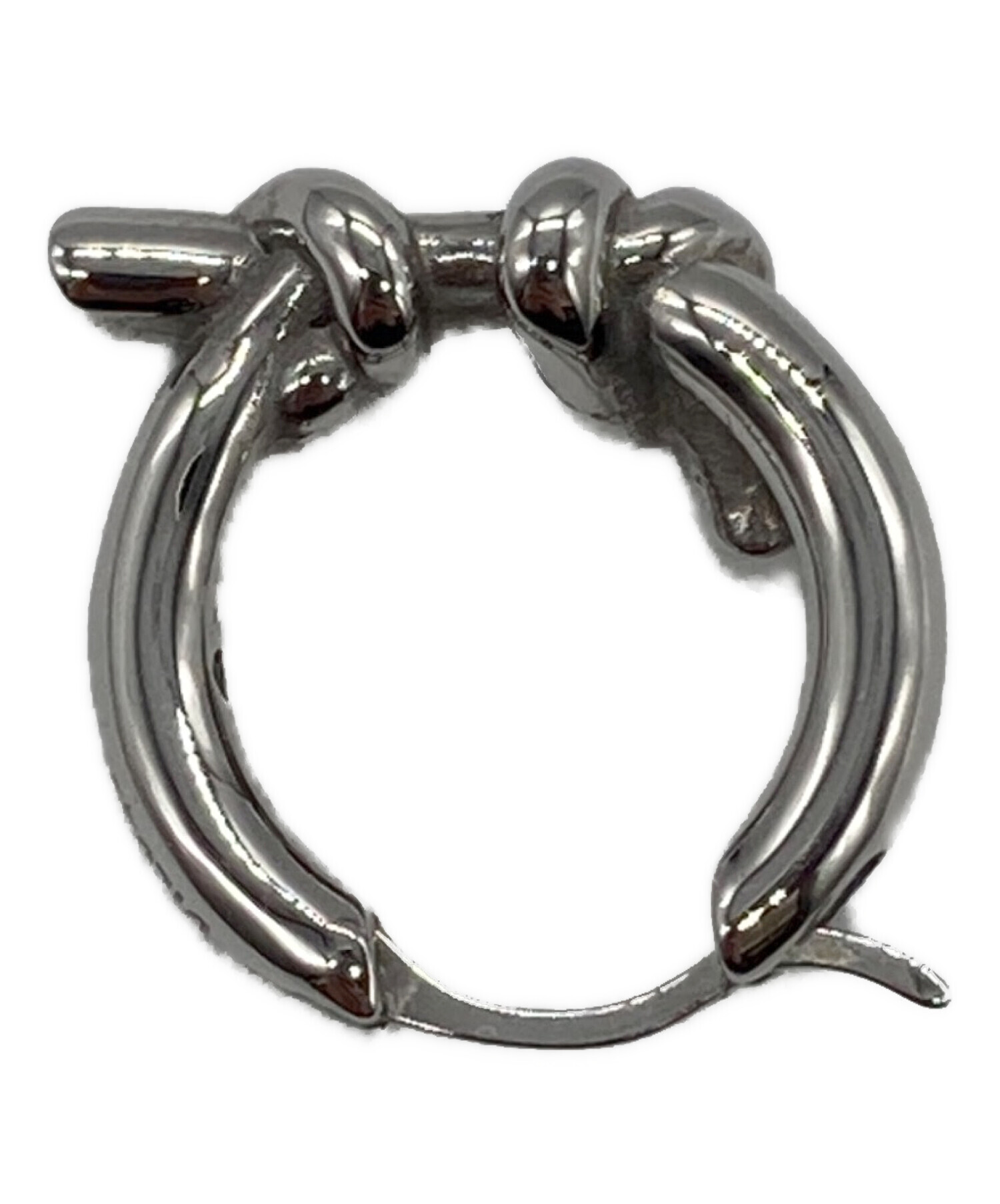 中古・古着通販】DIESEL (ディーゼル) 有刺鉄線フープピアス シルバー
