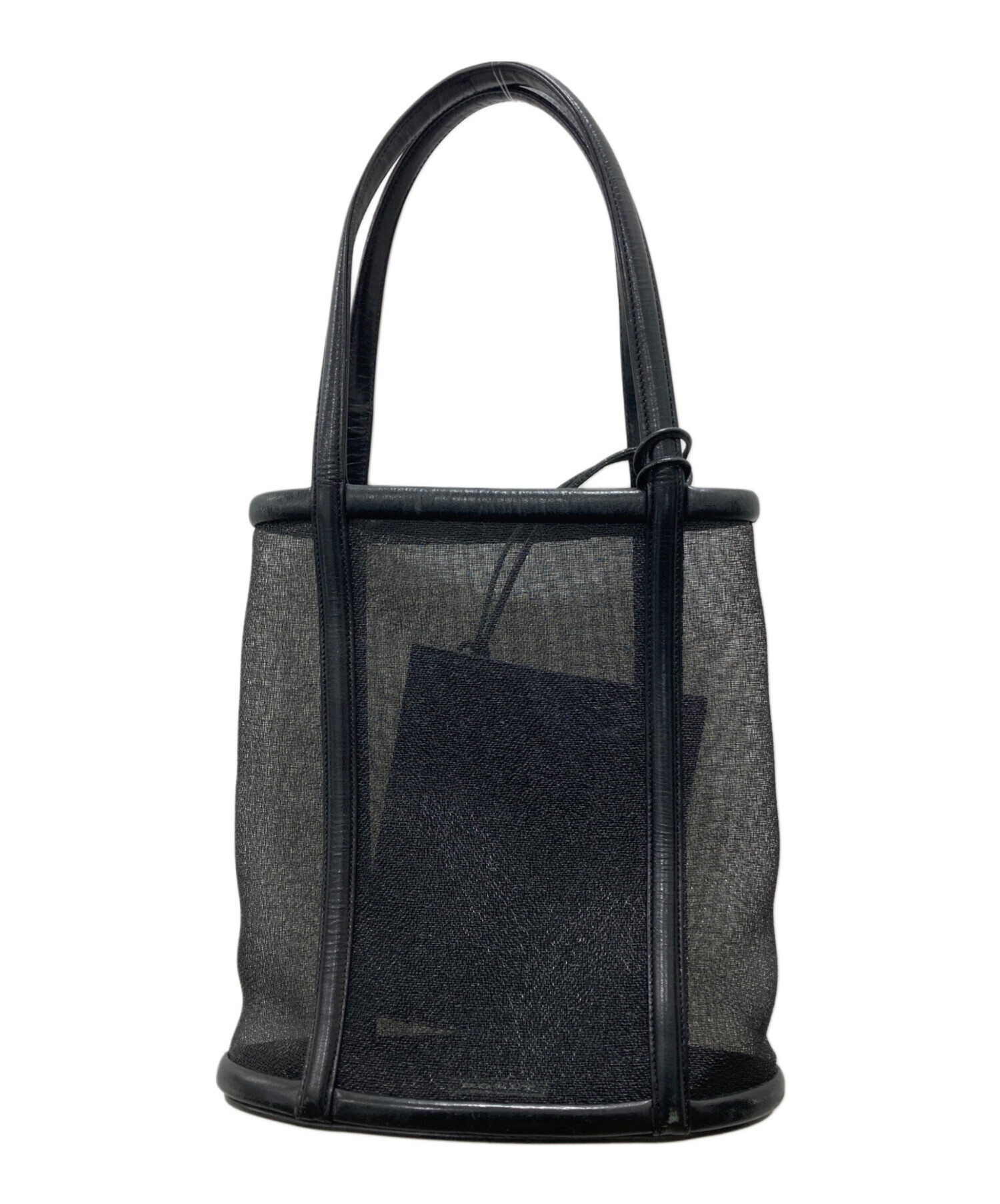 中古・古着通販】BALLY (バリー) メッシュトートバッグ ブラック
