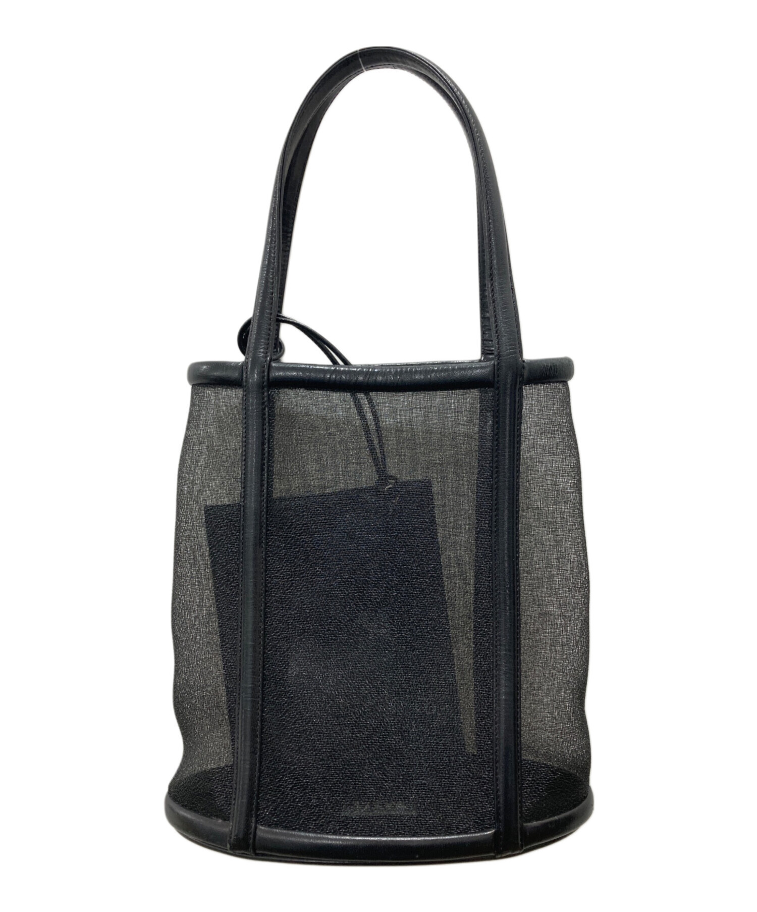 おやす ⭐️BALLY バリー　トートバッグ　メッシュ　トレインス 中古・古着通販】BALLY (バリー) メッシュトートバッグ ブラック
