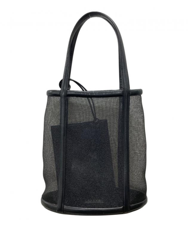 おやす ⭐️BALLY バリー　トートバッグ　メッシュ　トレインス 中古・古着通販】BALLY (バリー) メッシュトートバッグ ブラック