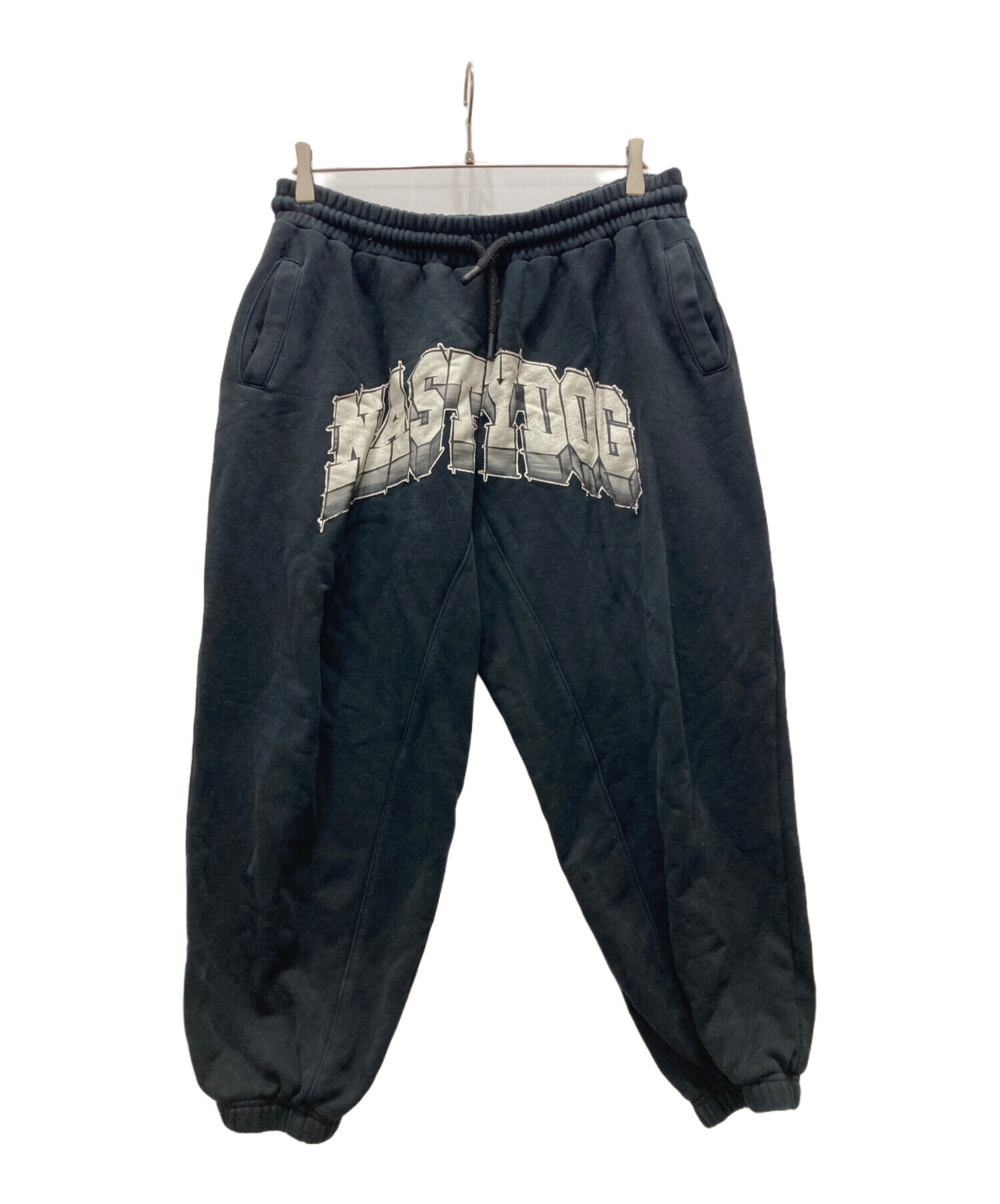 NASTYDOG グラフィックスウェットパンツ ブラック NastyDog OnlineStore