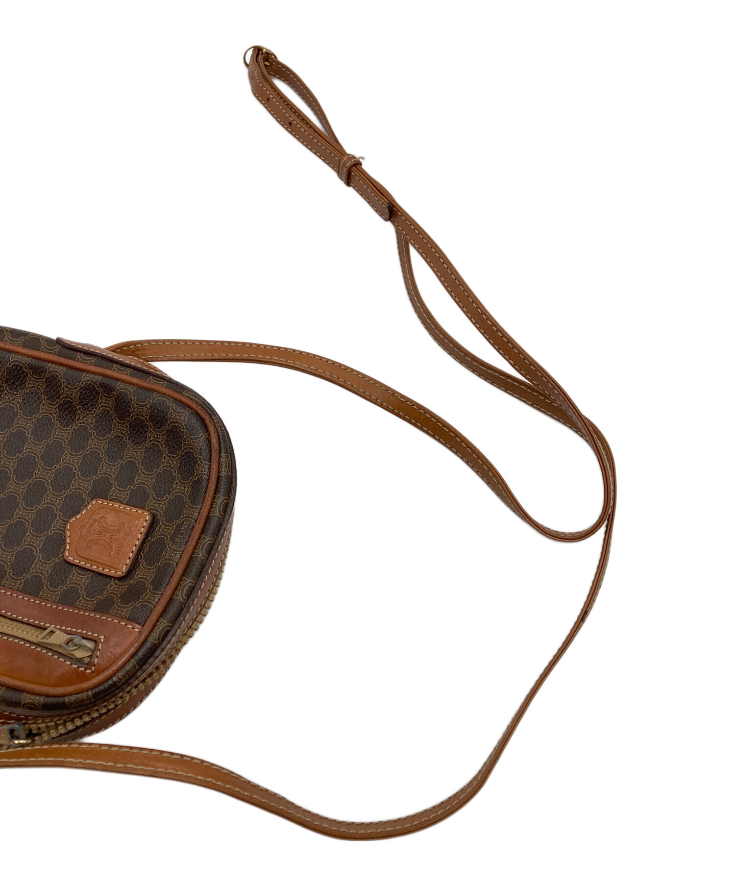中古・古着通販】CELINE (セリーヌ) マカダム柄ショルダーバッグ