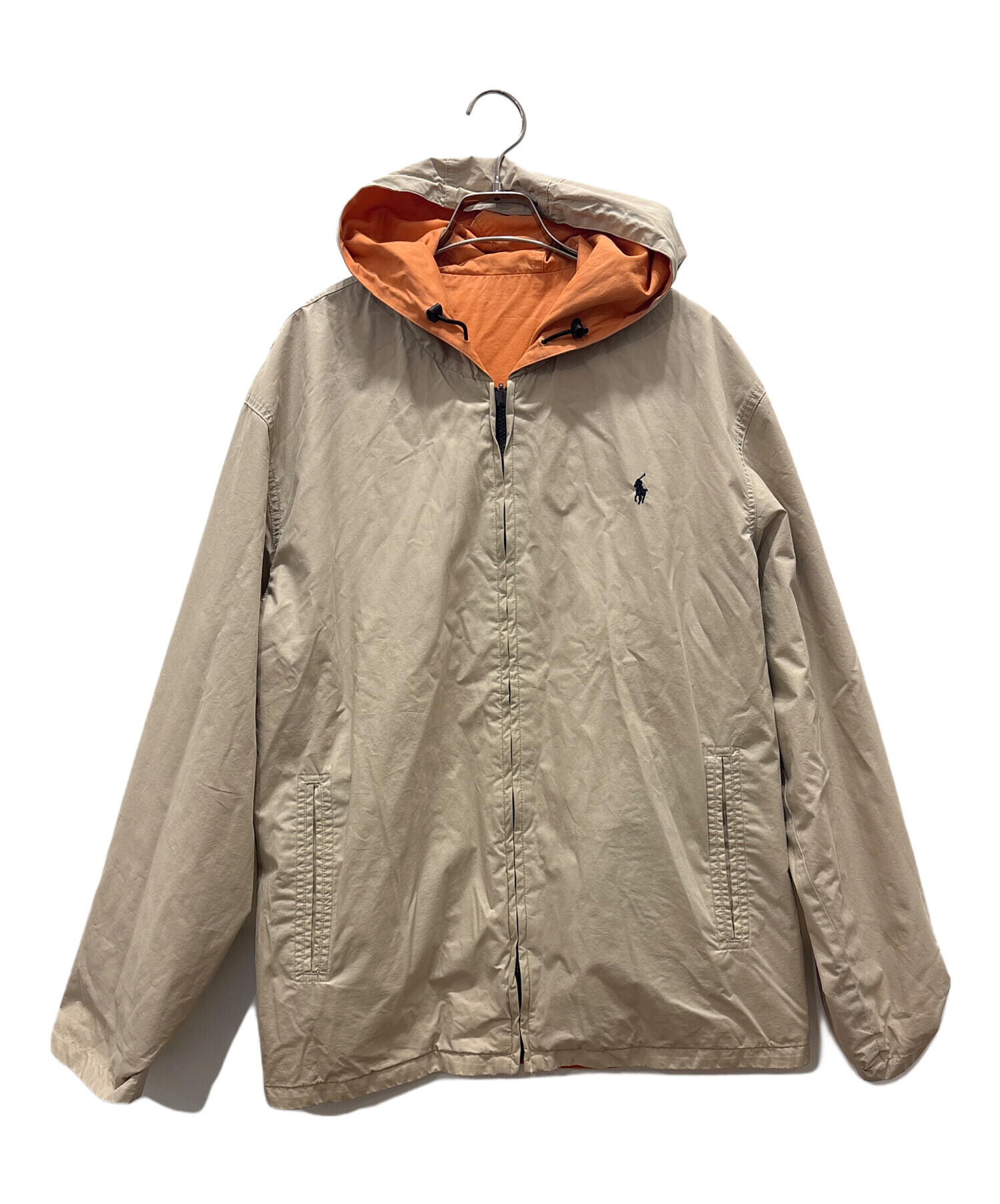 【激レア】90s ポロ・ラルフ・ローレン リバーシブルジャケット オレンジ 中古・古着通販】POLO RALPH LAUREN (ポロ・ラルフローレン