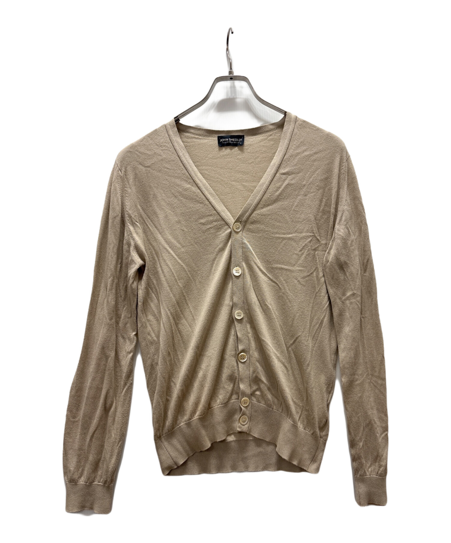 新品未開封John Smedley ブラウン カーディガン M/Lサイズ 中古・古着通販】JOHN SMEDLEY (ジョンスメドレー) Vネック