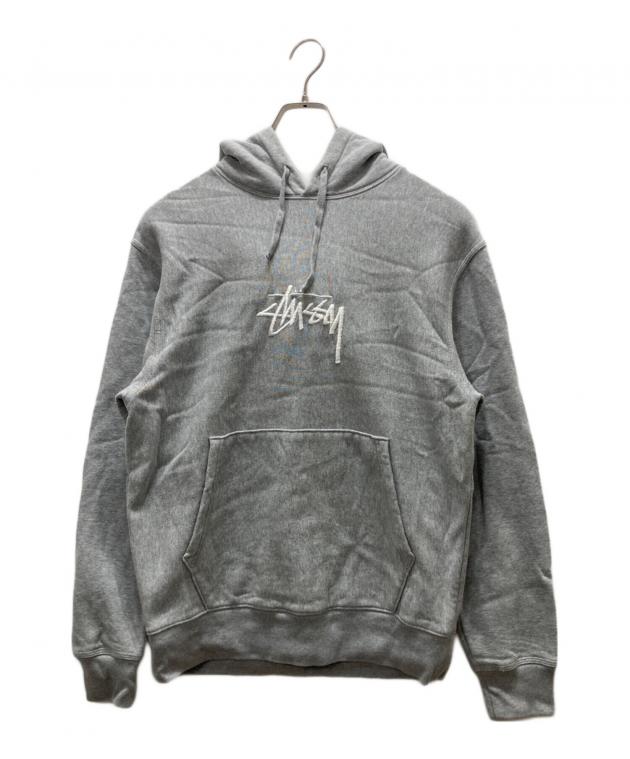 中古・古着通販】stussy (ステューシー) プルオーバーパーカー グレー