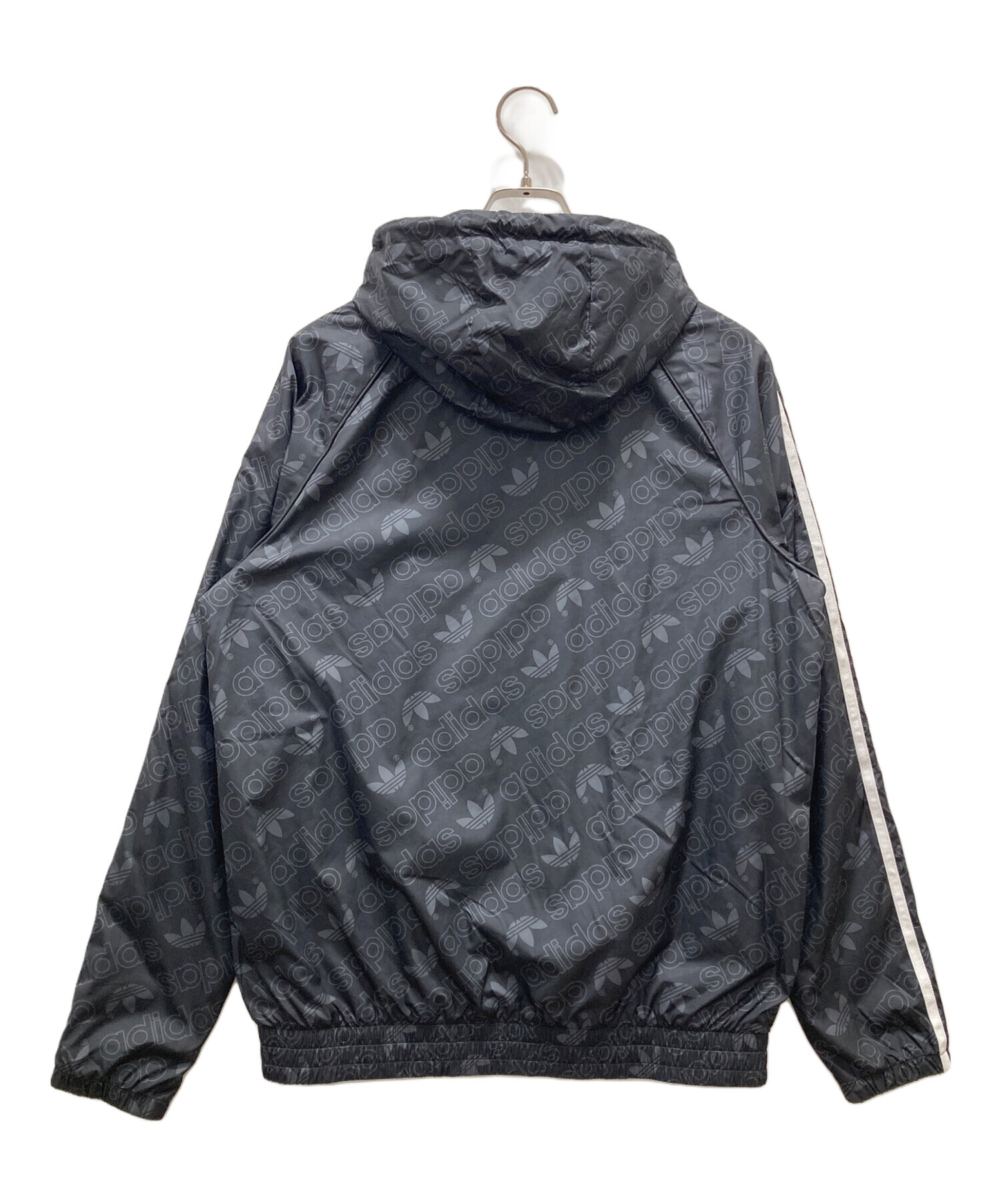 中古・古着通販】adidas (アディダス) ナイロンジャケット ブラック 