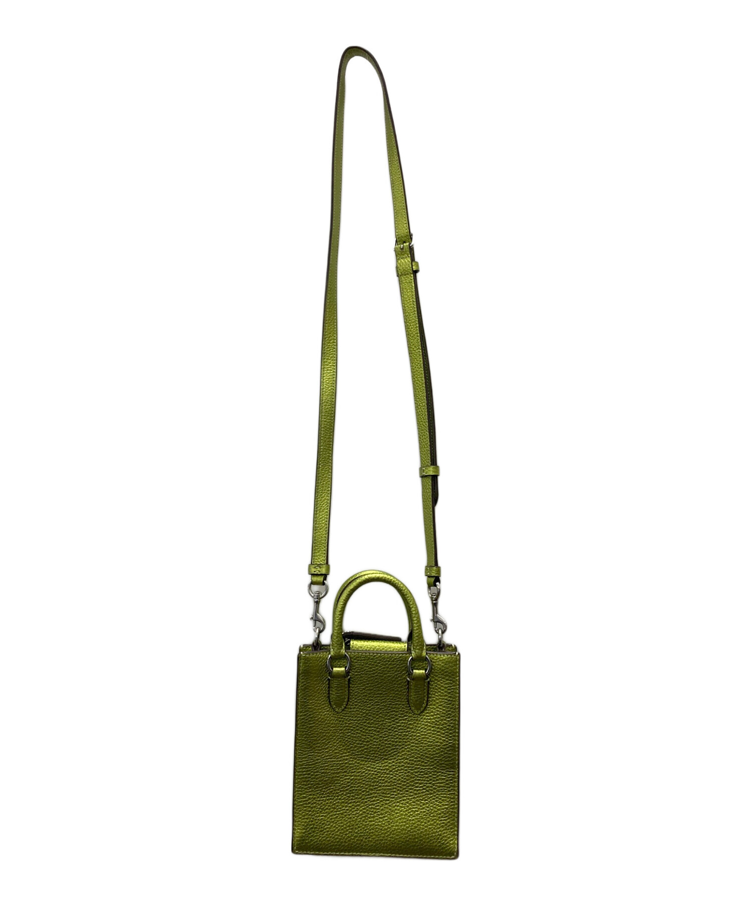 【美品】コーチ ビジネスバッグ 2way シグネチャー キャンバス　裏地グリーン 美品】コーチ ビジネスバッグ 2way シグネチャー キャンバス 裏地