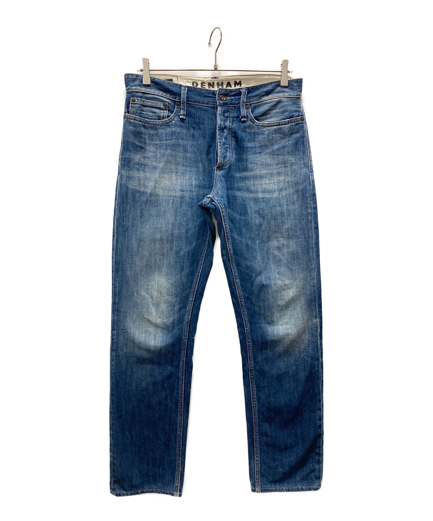 中古・古着通販】Denham (デンハム) drillデニムパンツ ブルー サイズ