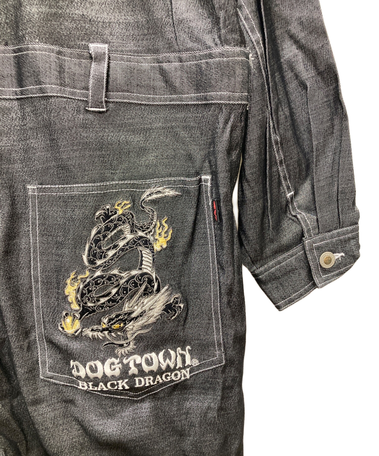 中古・古着通販】DOG TOWN (ドッグ タウン) つなぎ/刺繍オールインワン