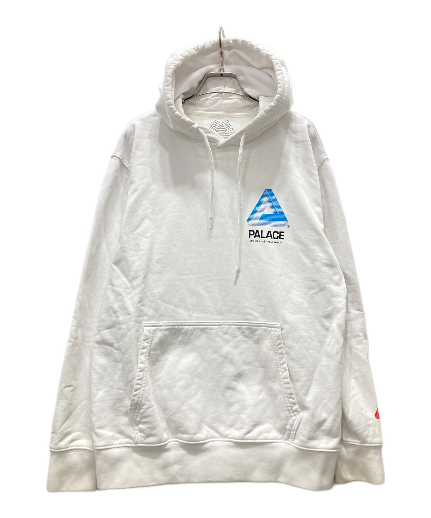 place パレスパーカー 中古・古着通販】PALACE (パレス) プルオーバーパーカー ホワイト