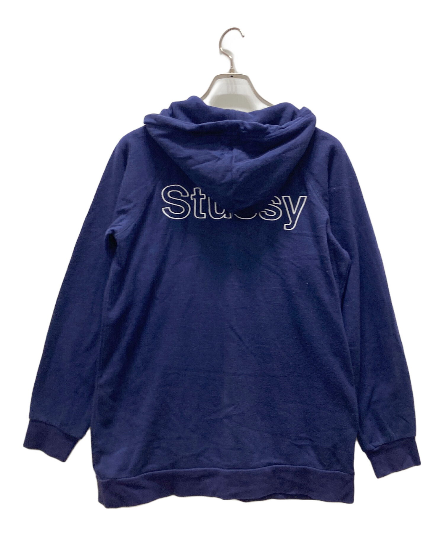 Stussy ステューシー　ネイビートレーナー、パーカー 中古・古着通販】stussy (ステューシー) プルオーバーパーカー
