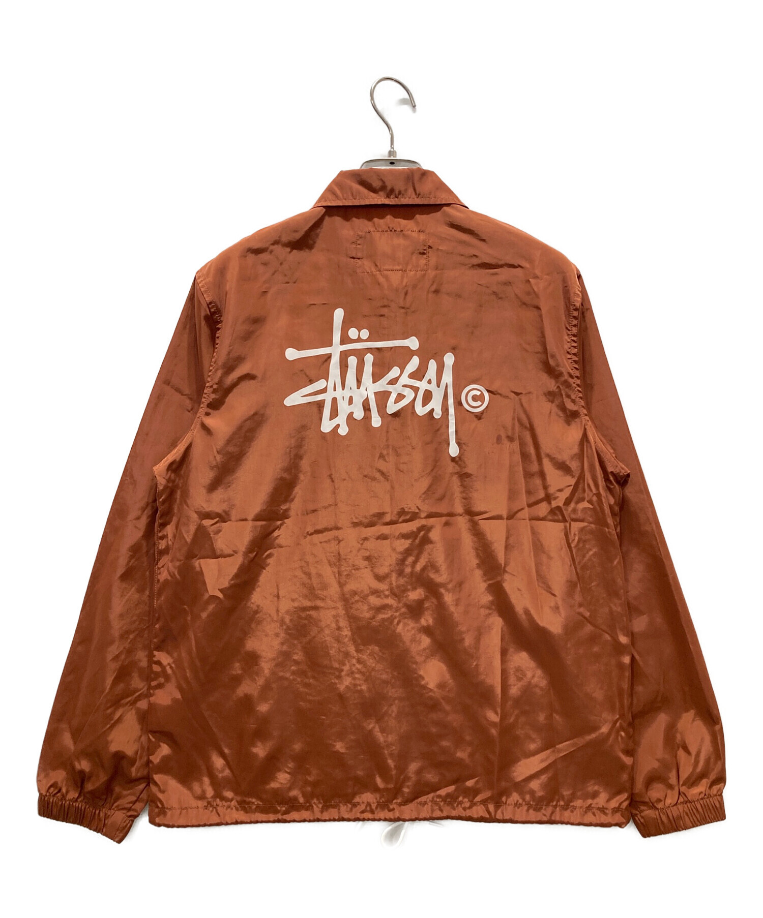 Stussy ブラウン コーチジャケット Lサイズ 中古・古着通販】stussy (ステューシー) コーチジャケット ブラウン