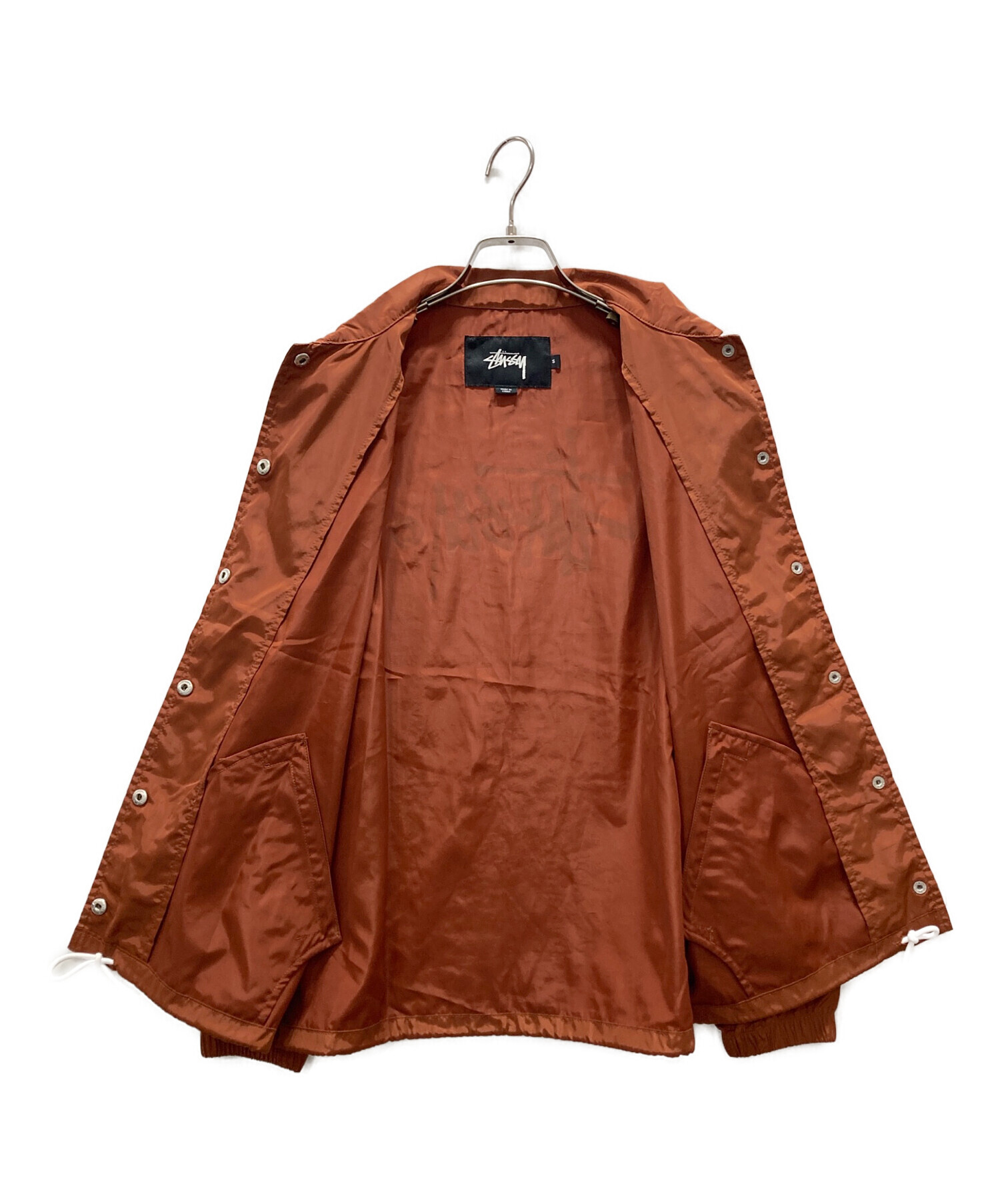 中古・古着通販】stussy (ステューシー) コーチジャケット ブラウン