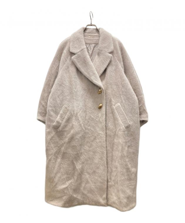 中古・古着通販】Snidel (スナイデル) ジャギーロングコート ベージュ