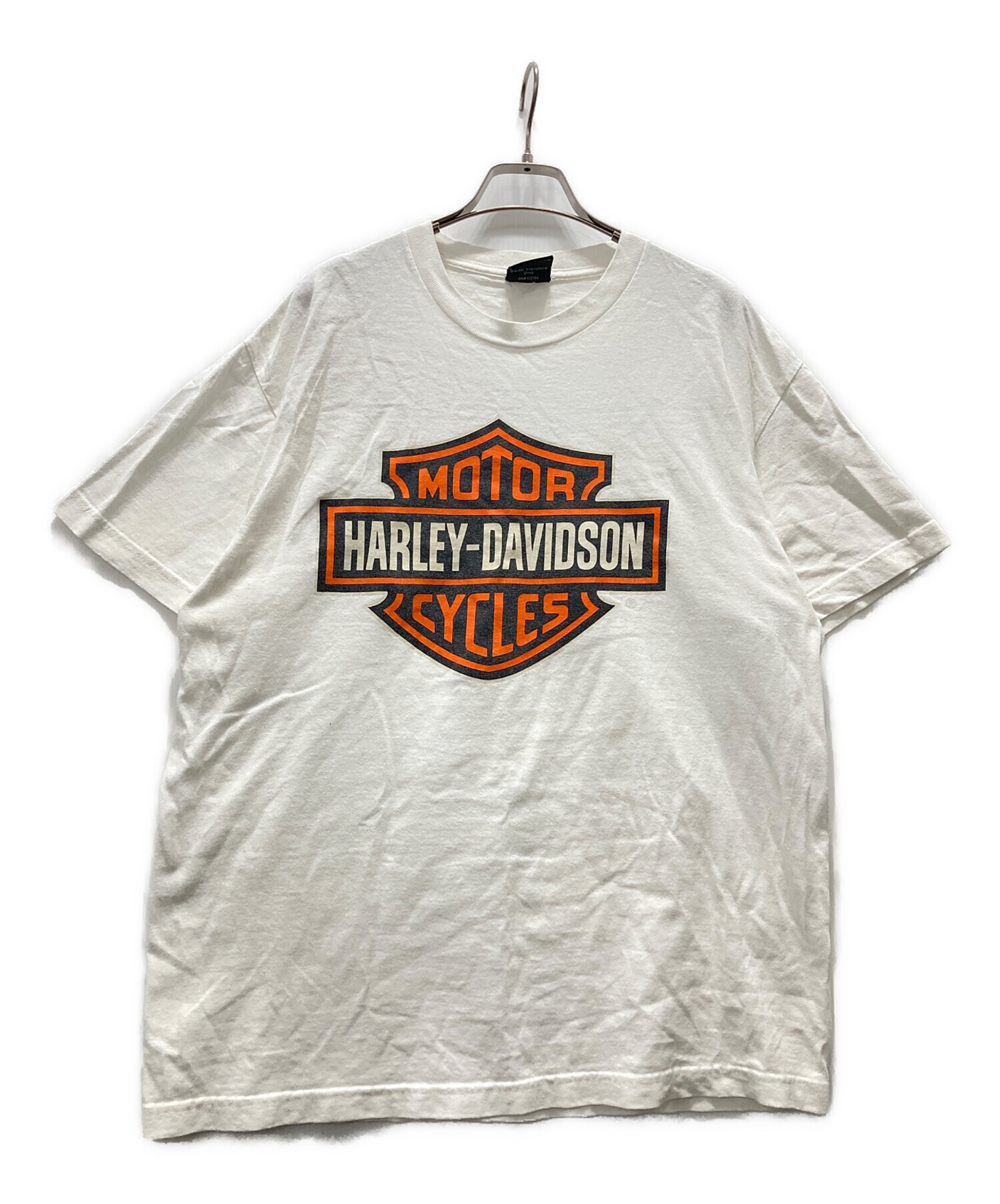 ハーレーダビッドソン プリントTee ロゴ 中古・古着通販】HARLEY-DAVIDSON (ハーレーダビッドソン) プリントT