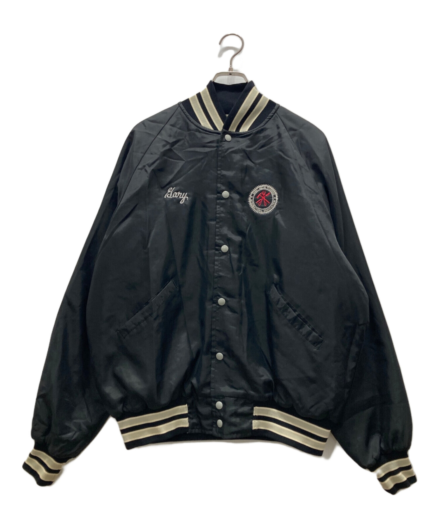 ジャンティーク購入70s BUTWIN スタジャン ブルゾン　ヴィンテージ 中古・古着通販】BUTWIN (バトウィン) スタジャン ブラック サイズ:L