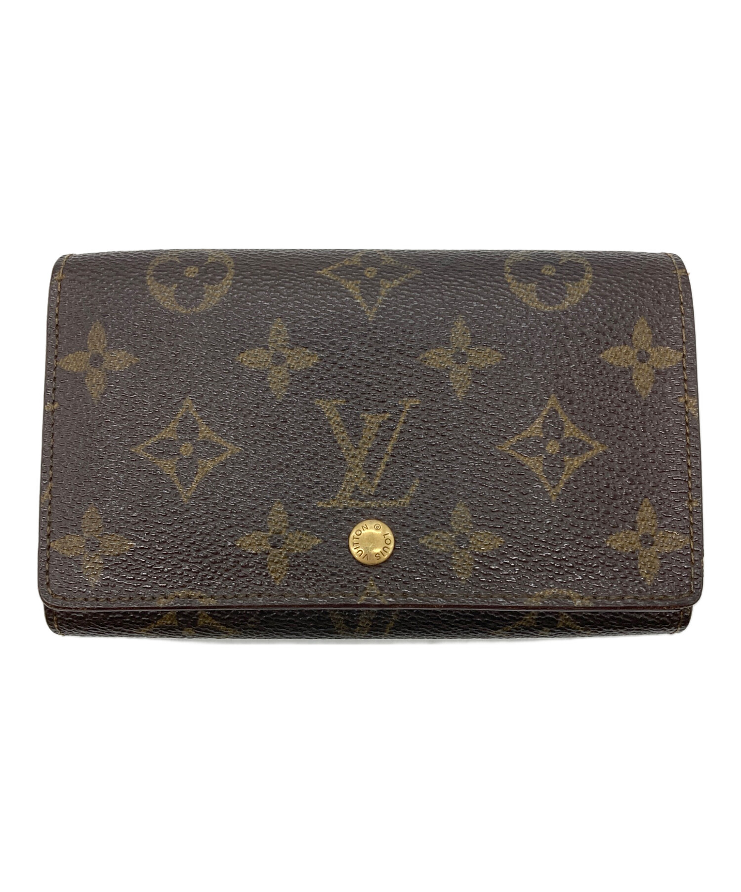 LOUIS VUITTON 二つ折り財布　 ブラウン　M61730 中古・古着通販】LOUIS VUITTON (ルイ ヴィトン) 2つ折り財布 ブラウン