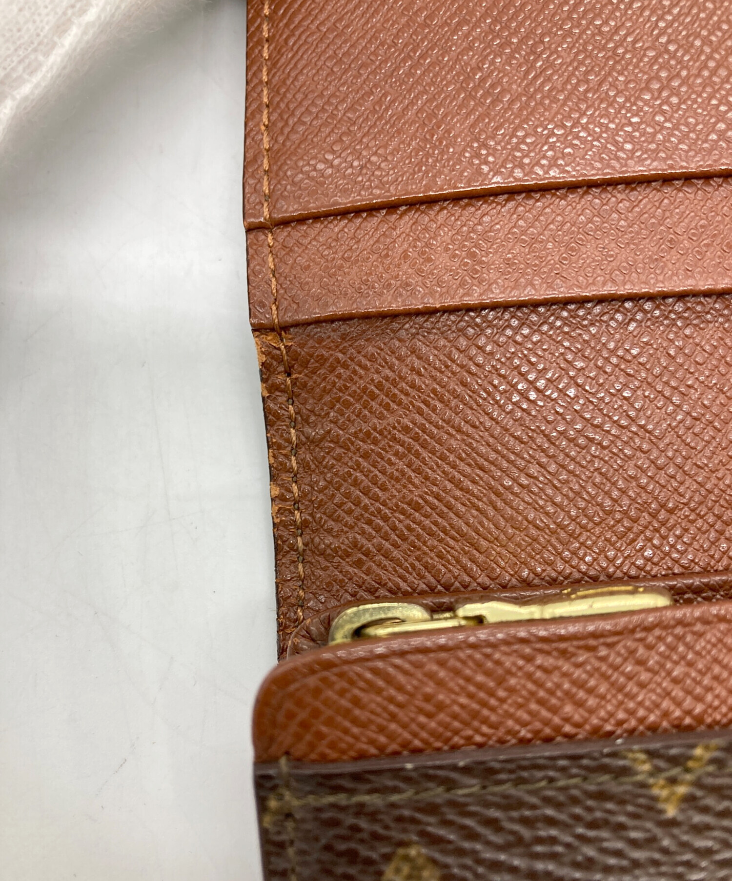 中古・古着通販】LOUIS VUITTON (ルイ ヴィトン) 2つ折り財布 ブラウン