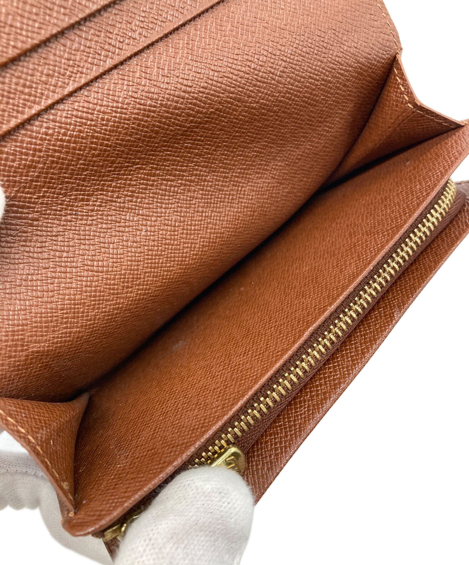中古・古着通販】LOUIS VUITTON (ルイ ヴィトン) 2つ折り財布 ブラウン