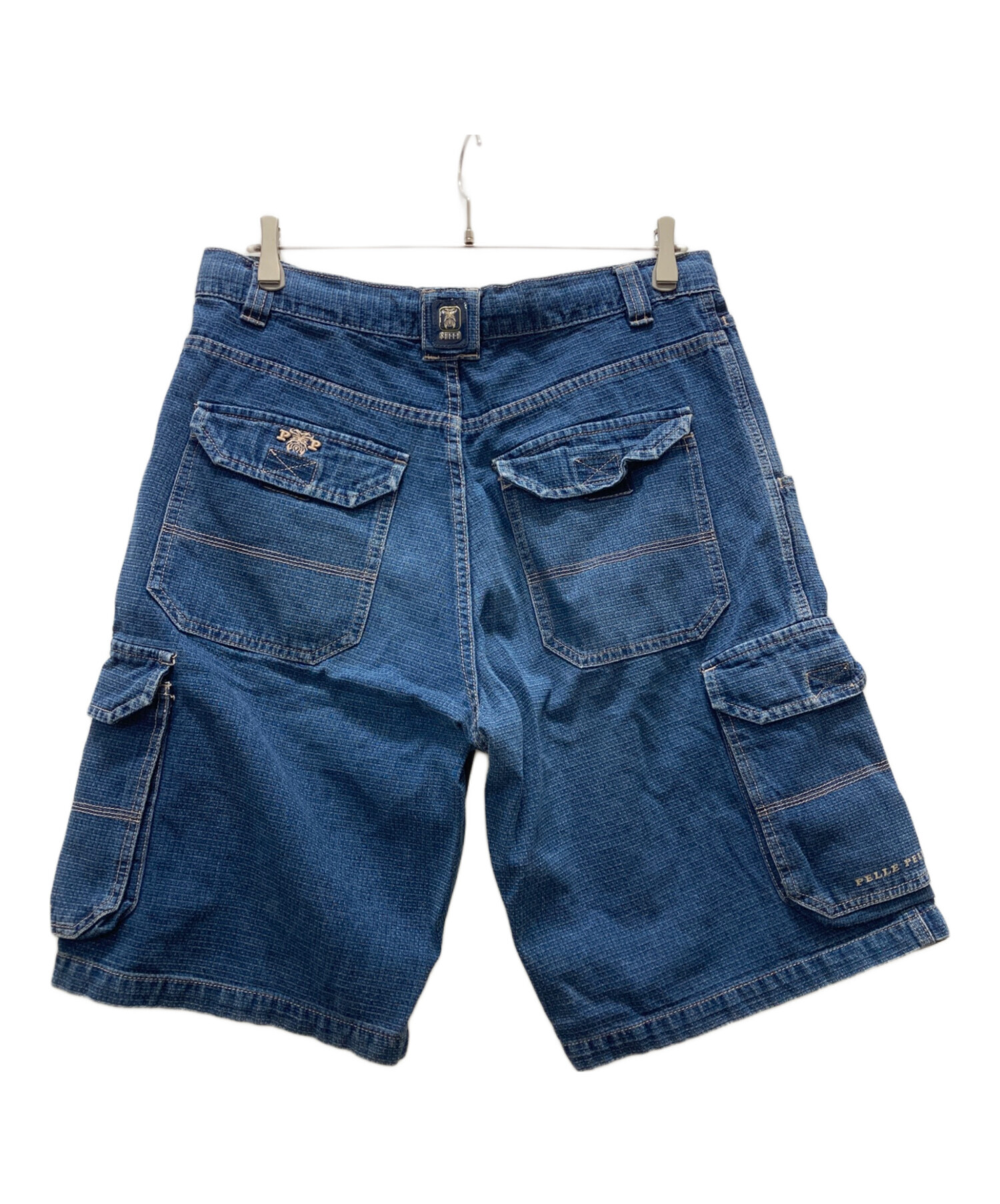 Pelle Pelle ペレペレ ペインターデニム ハーフパンツ コーティング