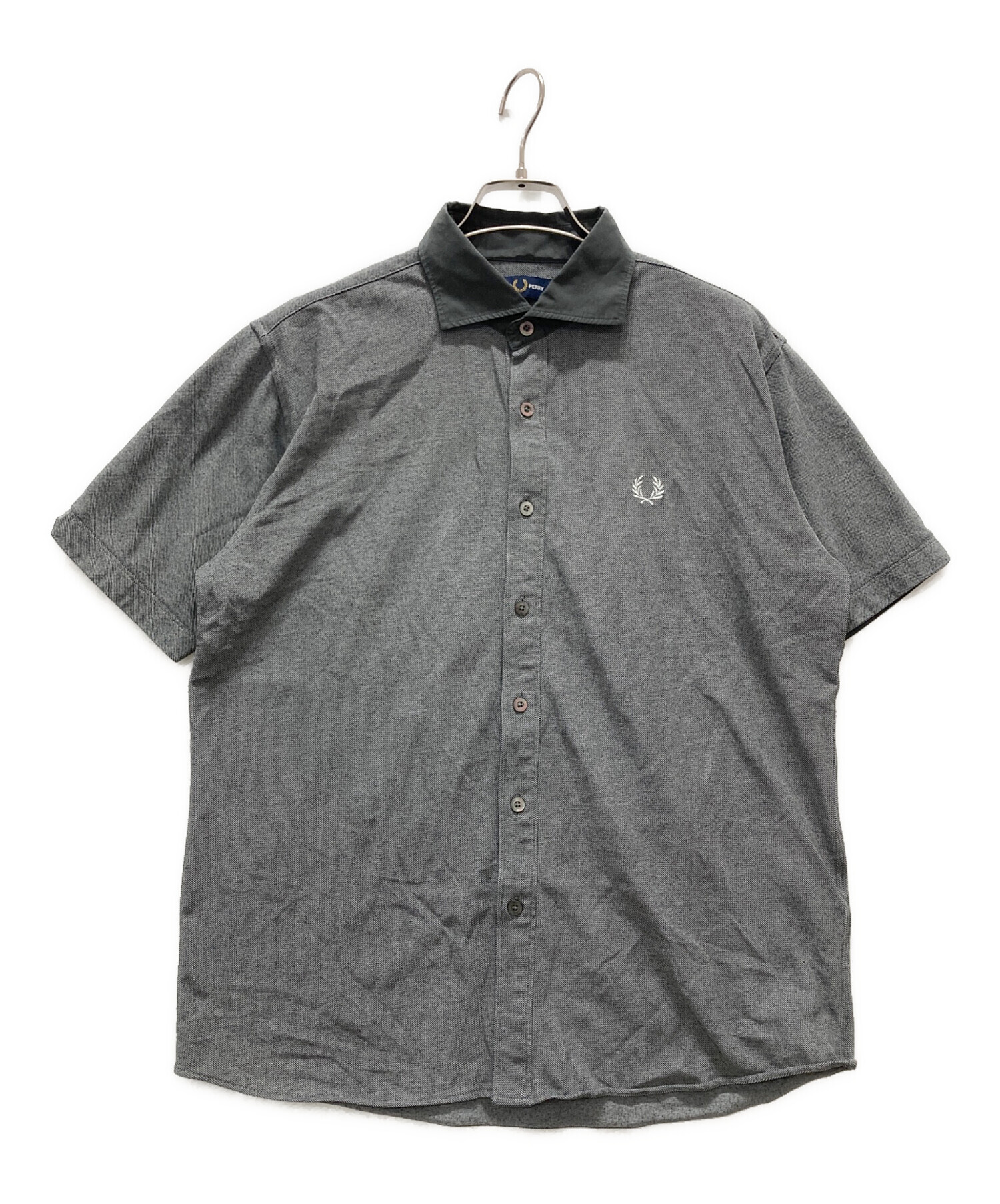 中古・古着通販】FRED PERRY (フレッドペリー) シャツ グレー サイズ:L