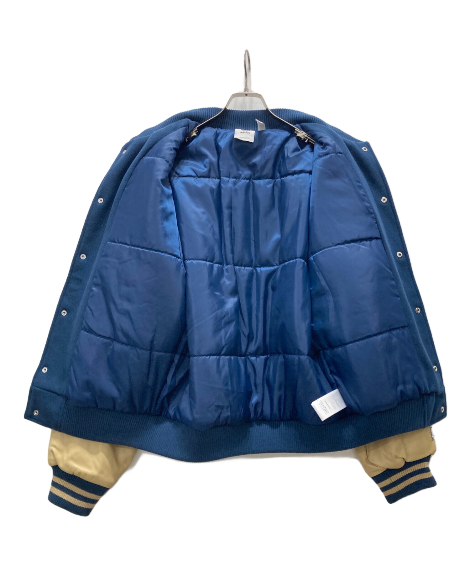 古着　 アディダス　スタジャン　ワンポイント　ネイビー　レザー 中古・古着通販】adidas (アディダス) スタジャン ネイビー サイズ:M