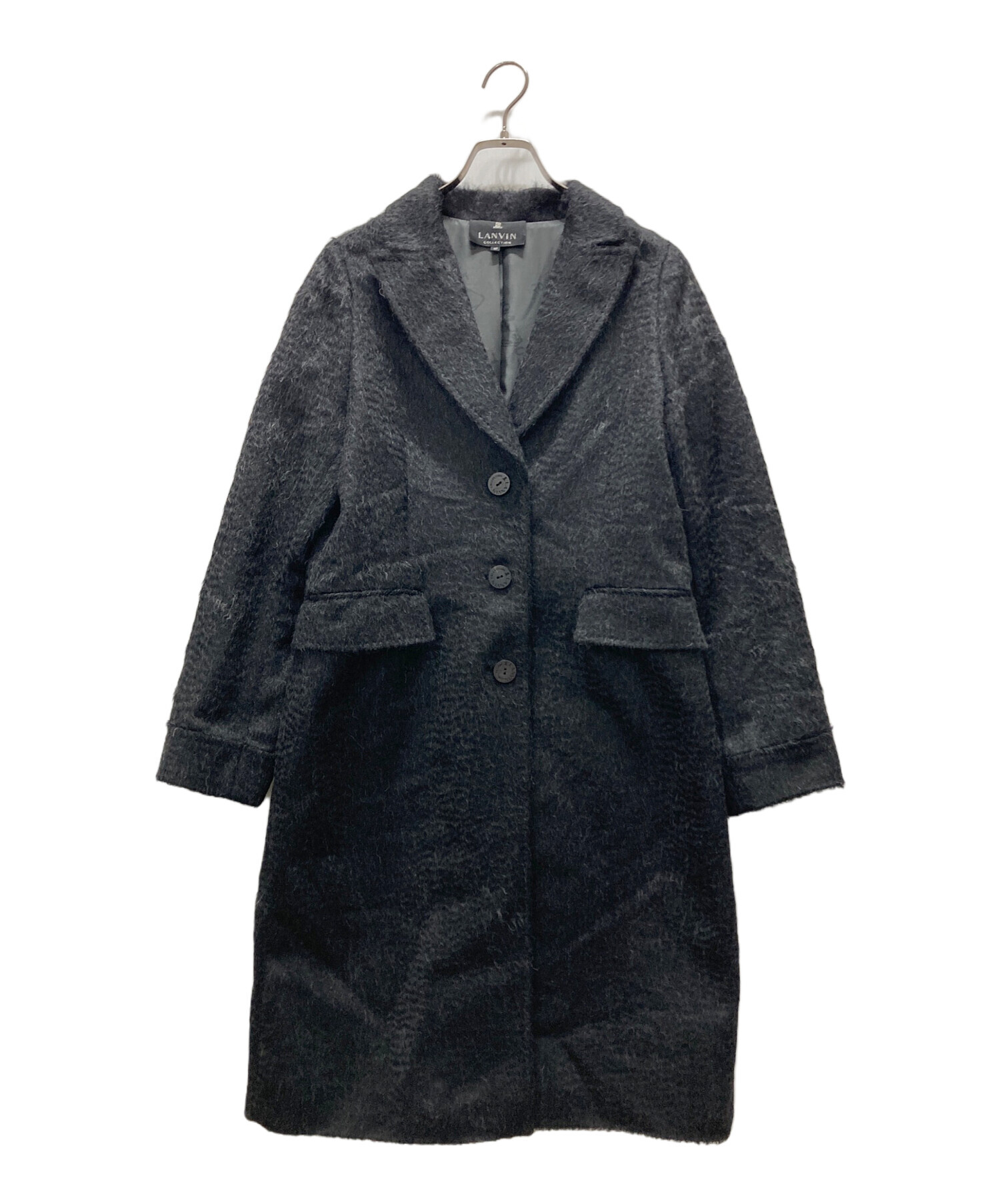 LANVIN Paris ブラック チェスターコート ルカ期 中古・古着通販】LANVIN COLLECTION (ランバンコレクション