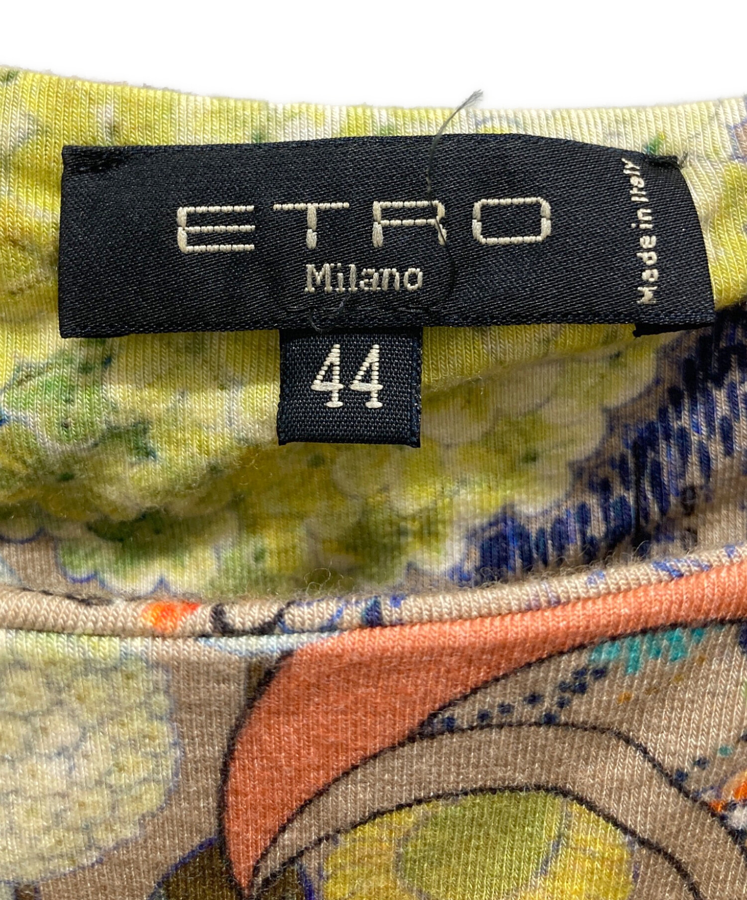 中古・古着通販】ETRO (エトロ) ペイズリー柄ワンピース ブラウン