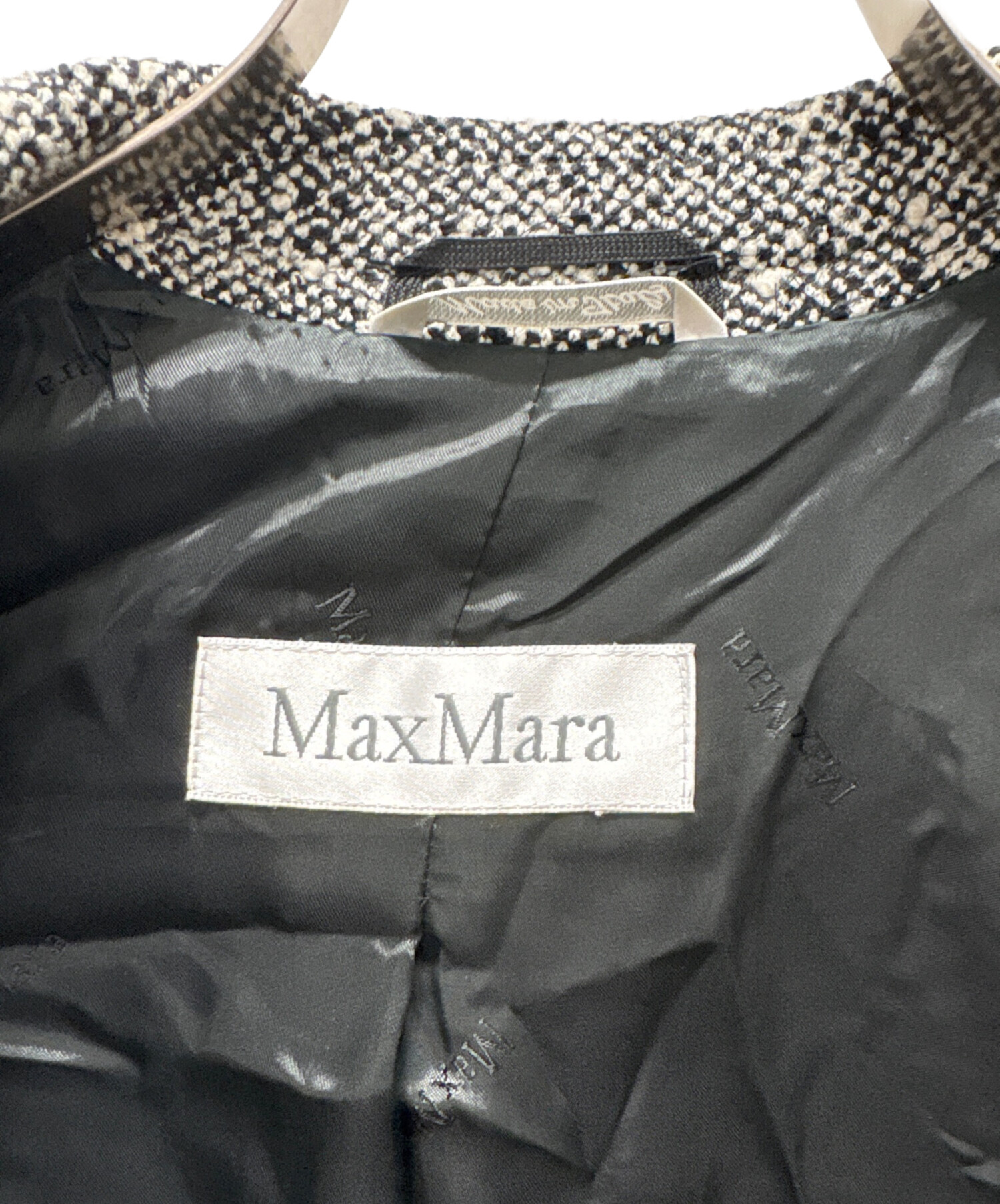 中古・古着通販】MaxMara (マックスマーラ) ツイードジャケット