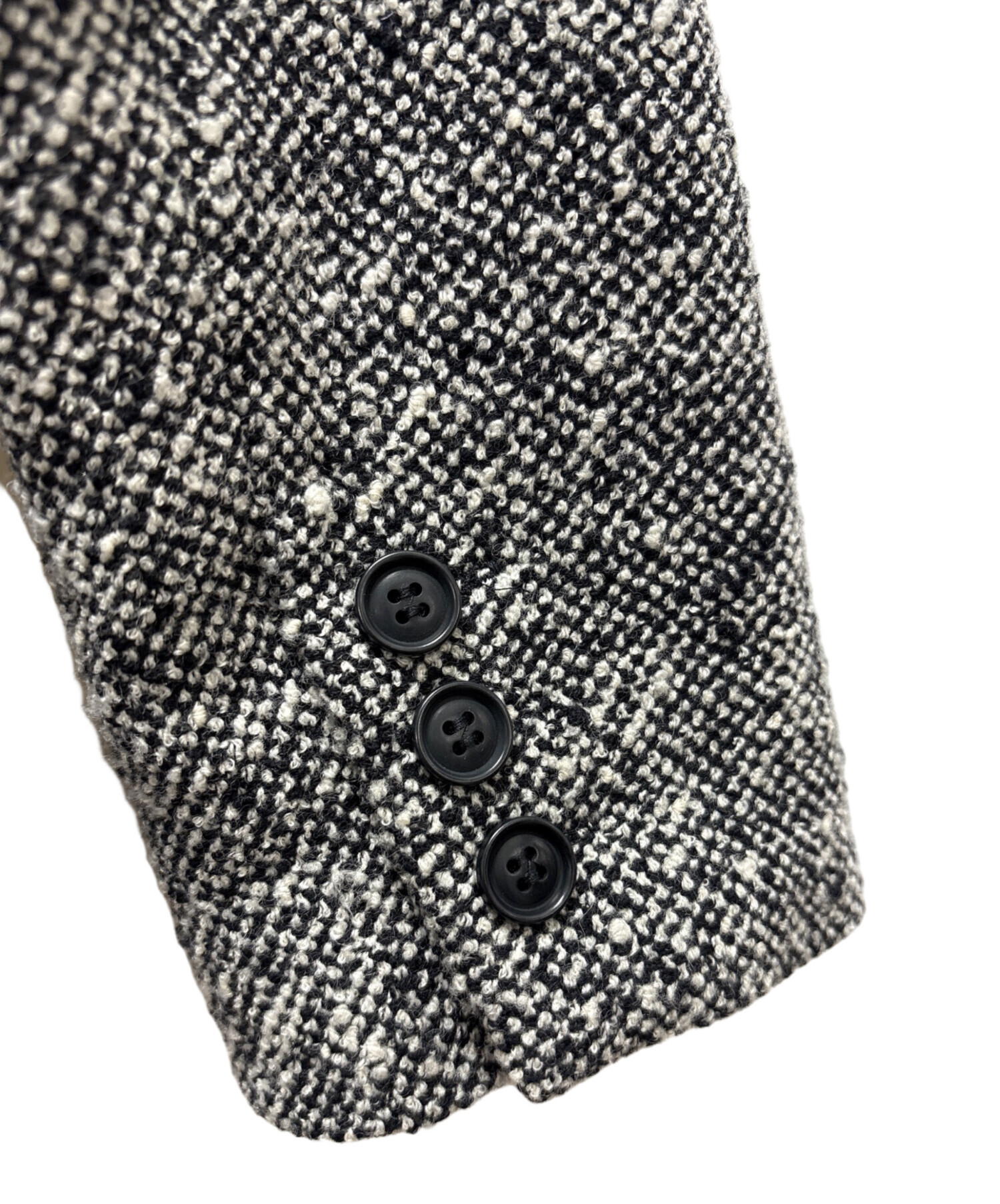 未使用級　マックスマーラ　テーラードジャケット　ツイード　ヘリンボーン　ブラウン 中古・古着通販】MaxMara (マックスマーラ) ツイードジャケット