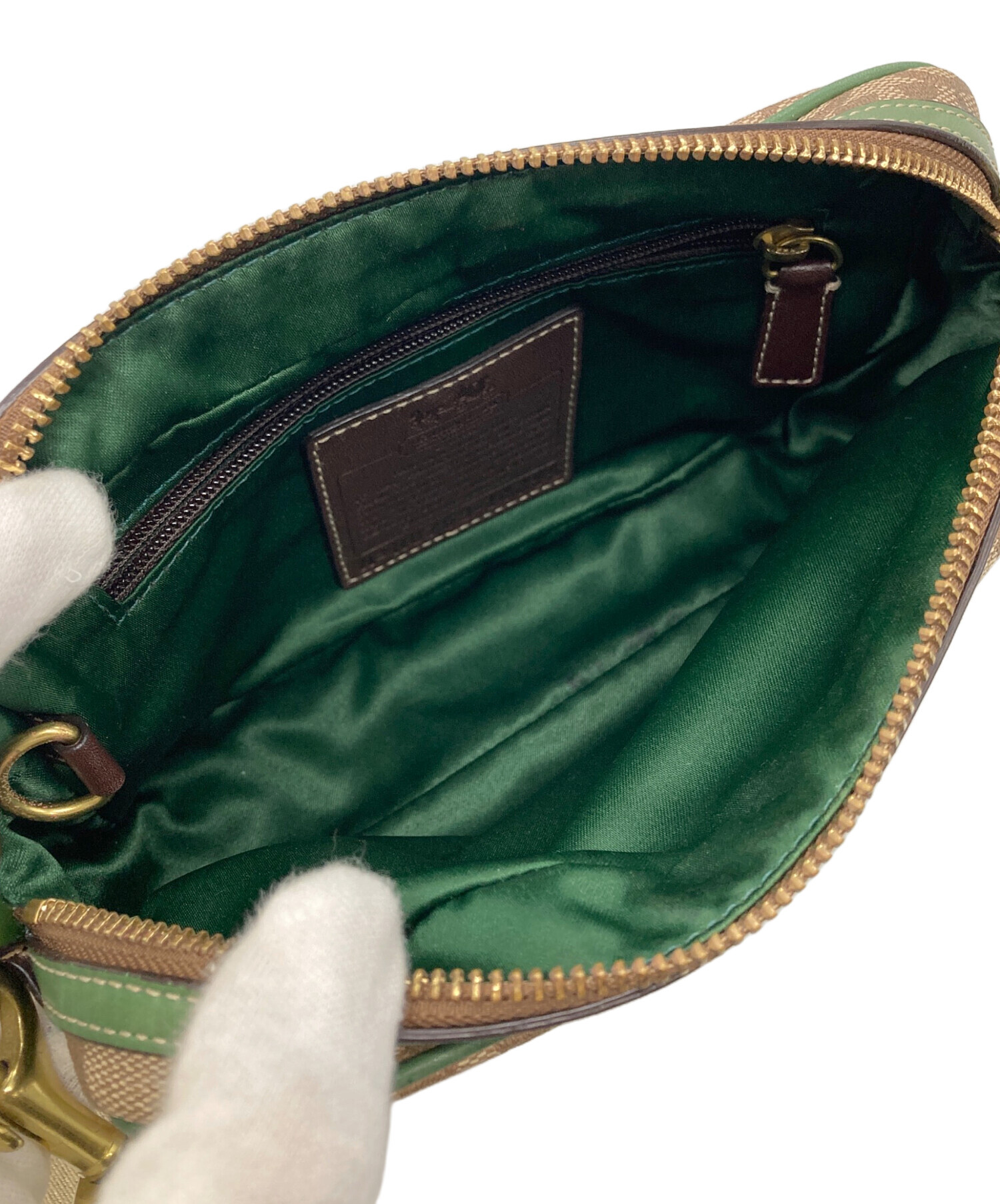 中古・古着通販】COACH (コーチ) ショルダーバッグ ブラウン｜ブランド