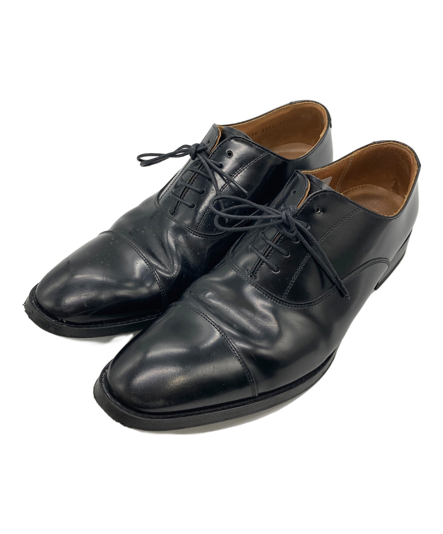 REGAL 26cm 細身 中古・古着通販】REGAL (リーガル) ストレートチップシューズ ブラック