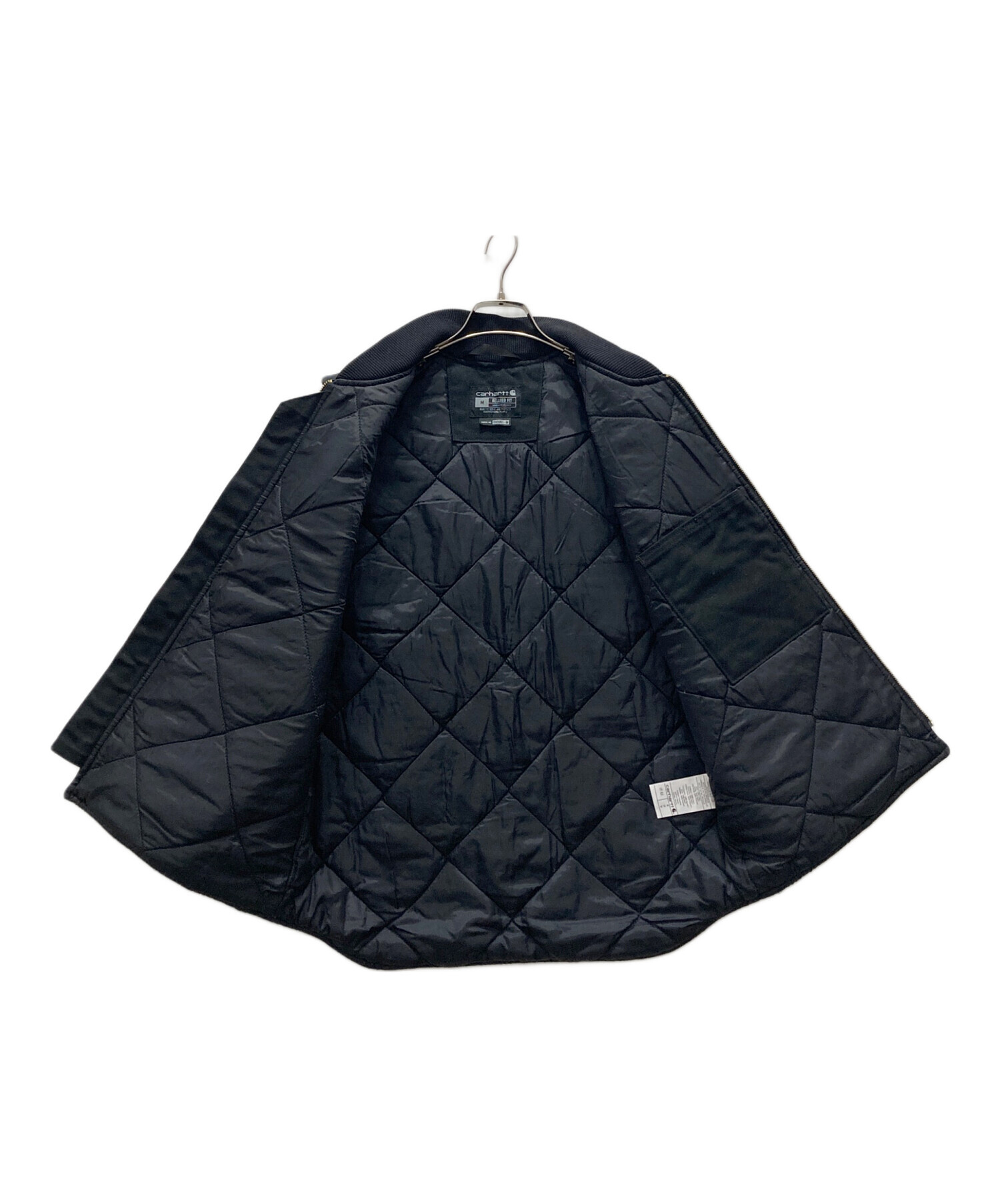 中古・古着通販】CarHartt (カーハート) ダック地ベスト ブラック