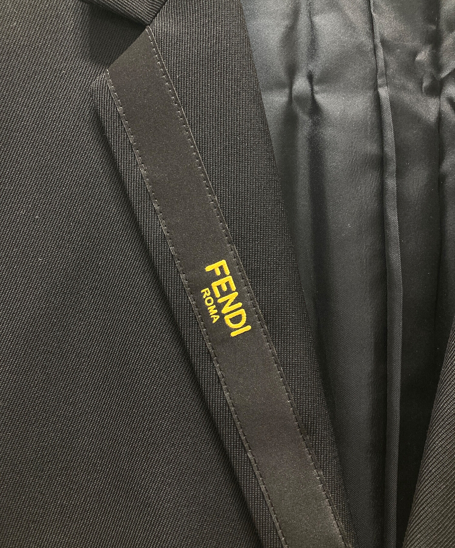 中古・古着通販】FENDI (フェンディ) テーラードジャケット ブラック