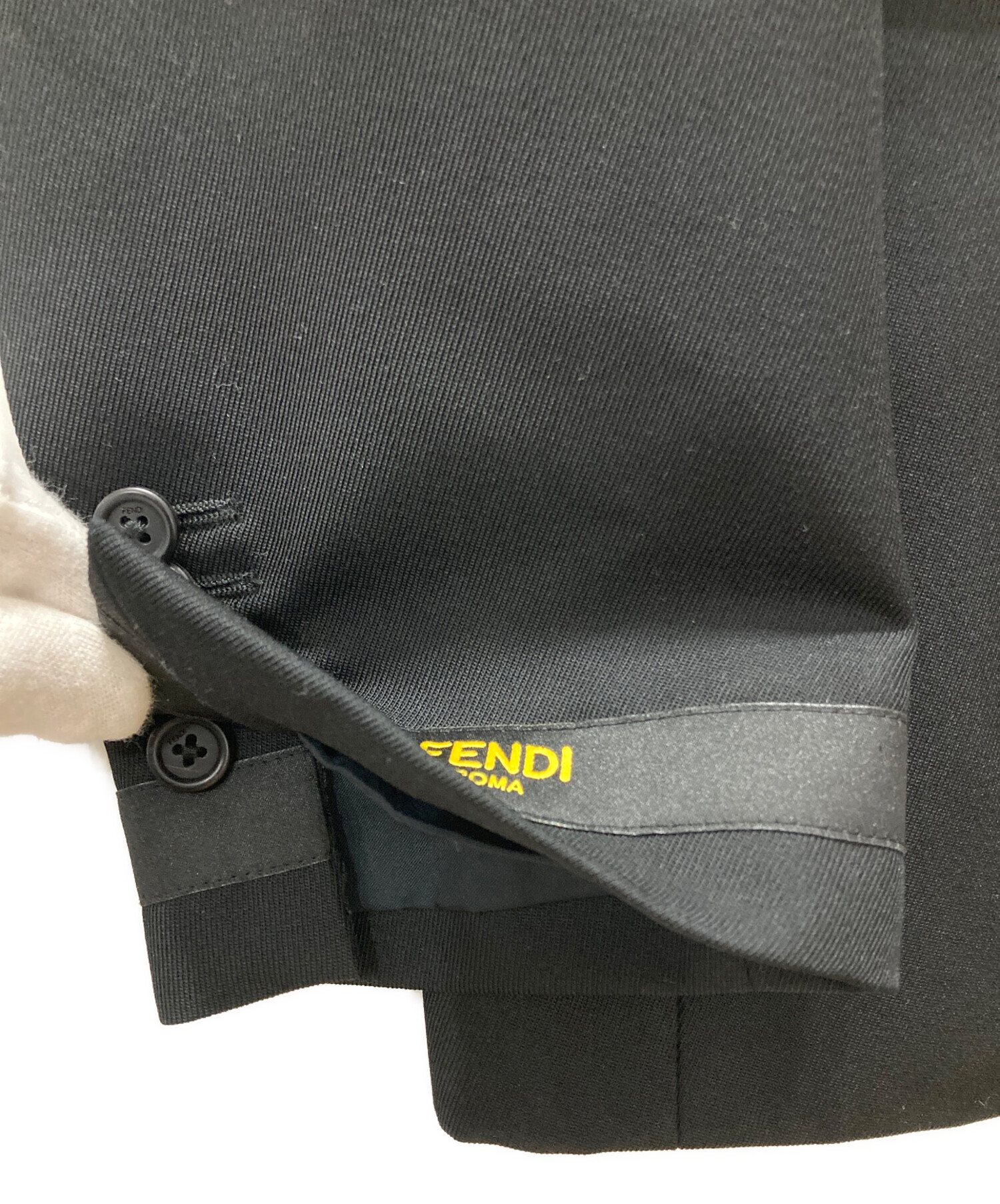 中古・古着通販】FENDI (フェンディ) テーラードジャケット ブラック