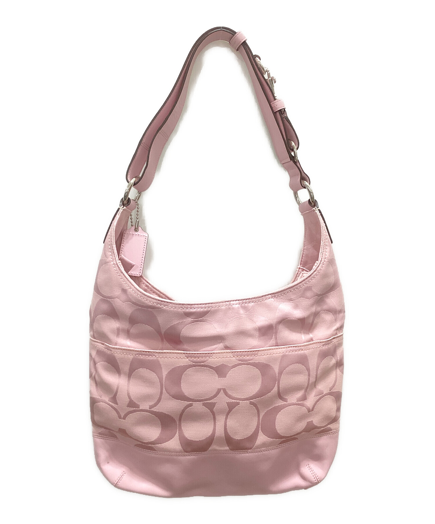 中古・古着通販】COACH (コーチ) ショルダーバッグ ピンク｜ブランド