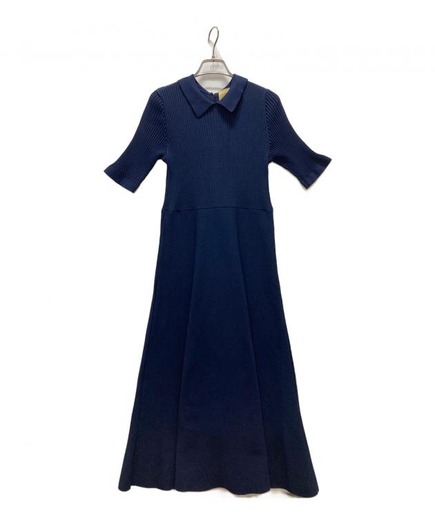 UNITED ARROWS GOLF ワンピース ネイビー M 中古・古着通販】UNITED ARROWS (ユナイテッドアローズ) コンビ フレア