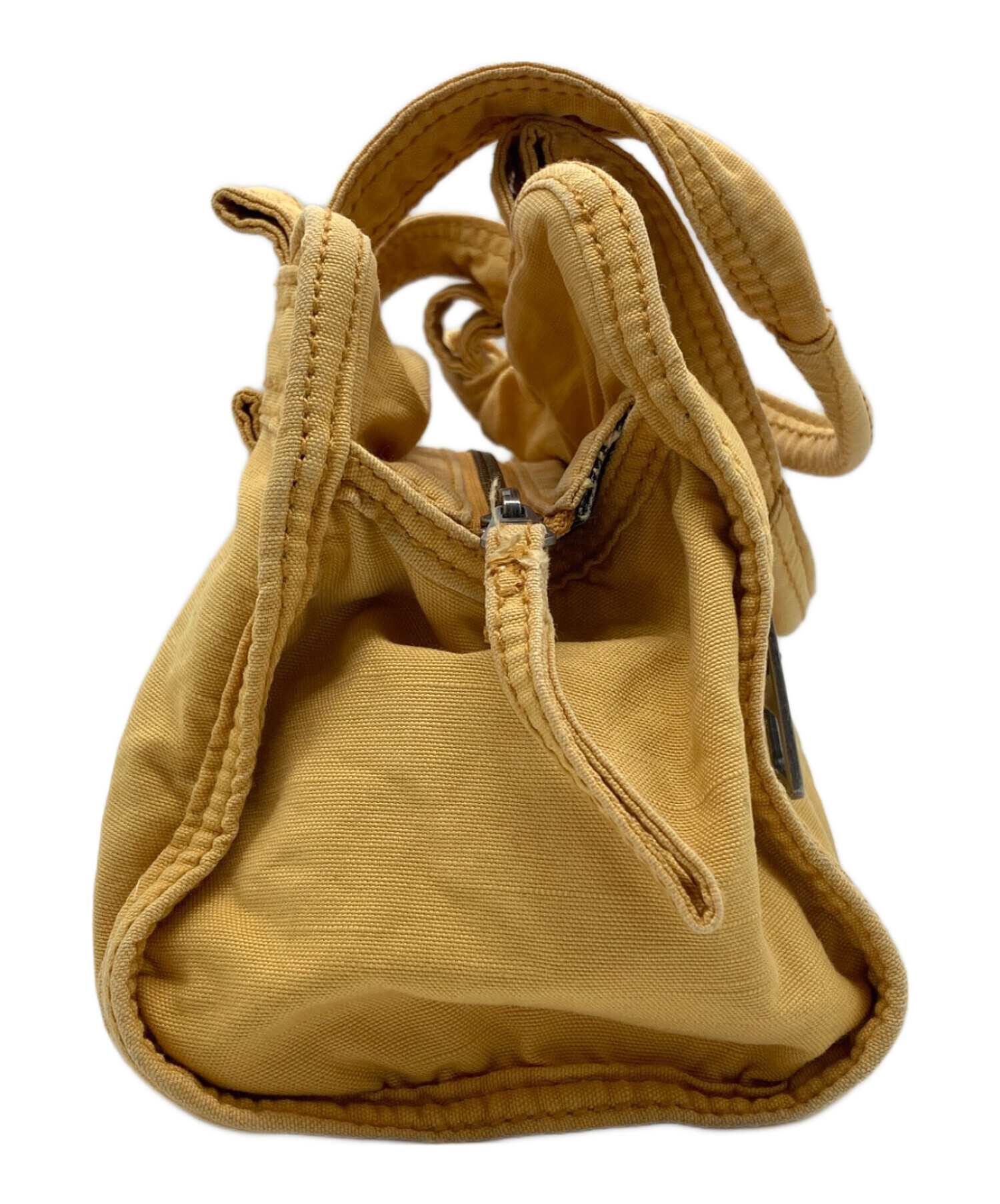 中古・古着通販】DIESEL (ディーゼル) ハンドバッグ イエロー